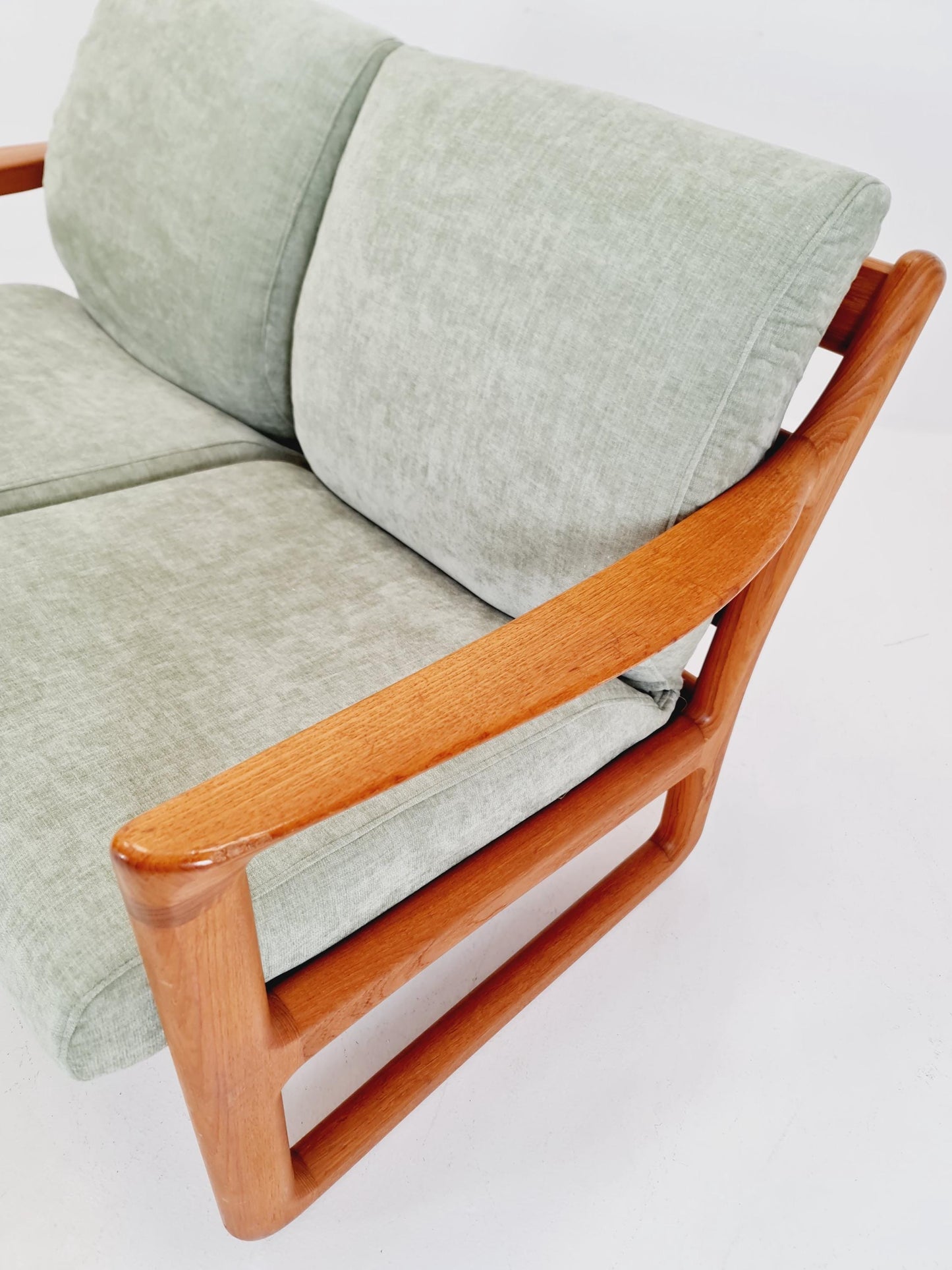Mid century teak 2-Seater Sofa by Johannes Andersen for Silkeborg , 1960s