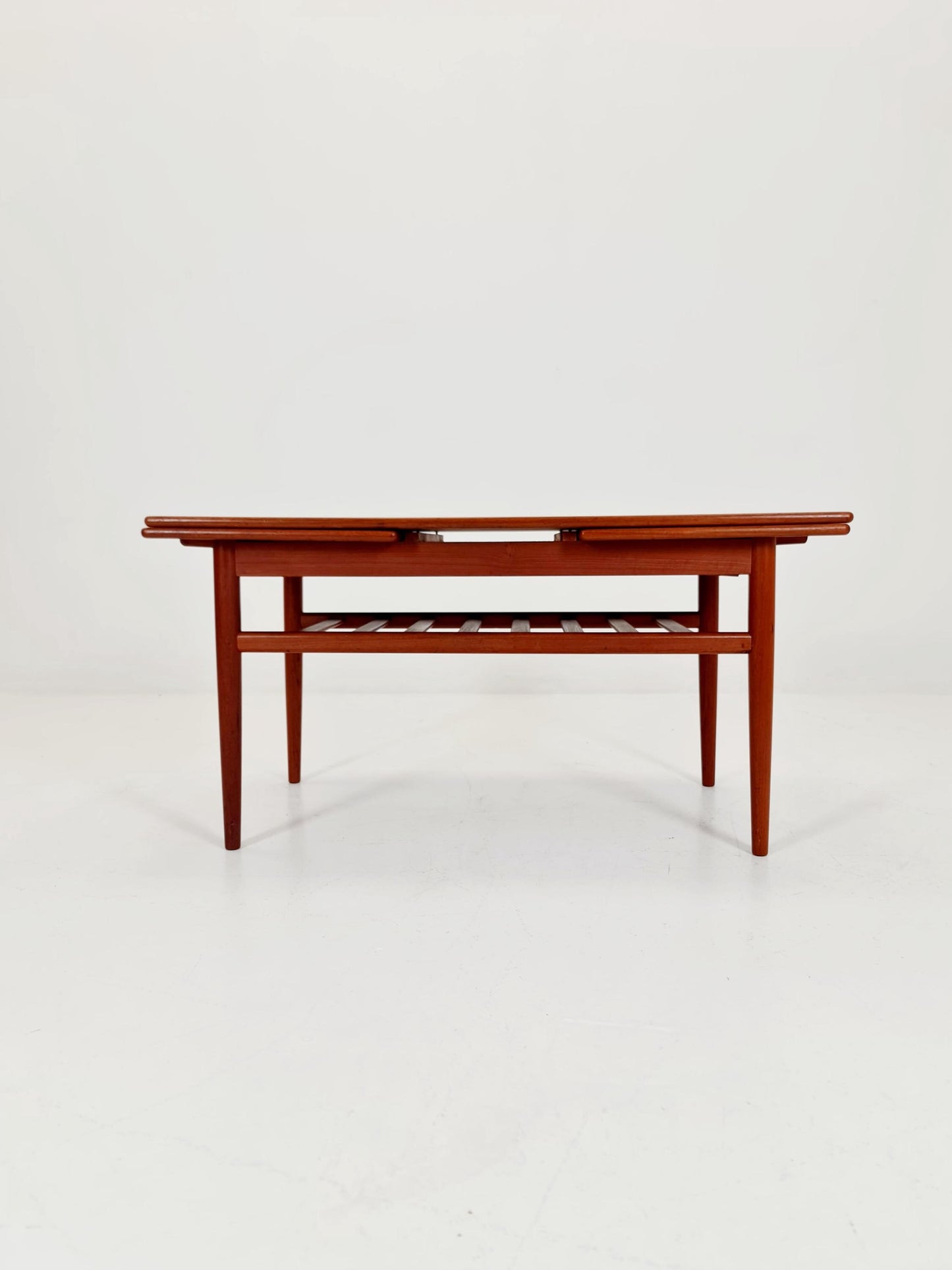Midcentury Danish teak extendable coffee table by Trioh, 1960s