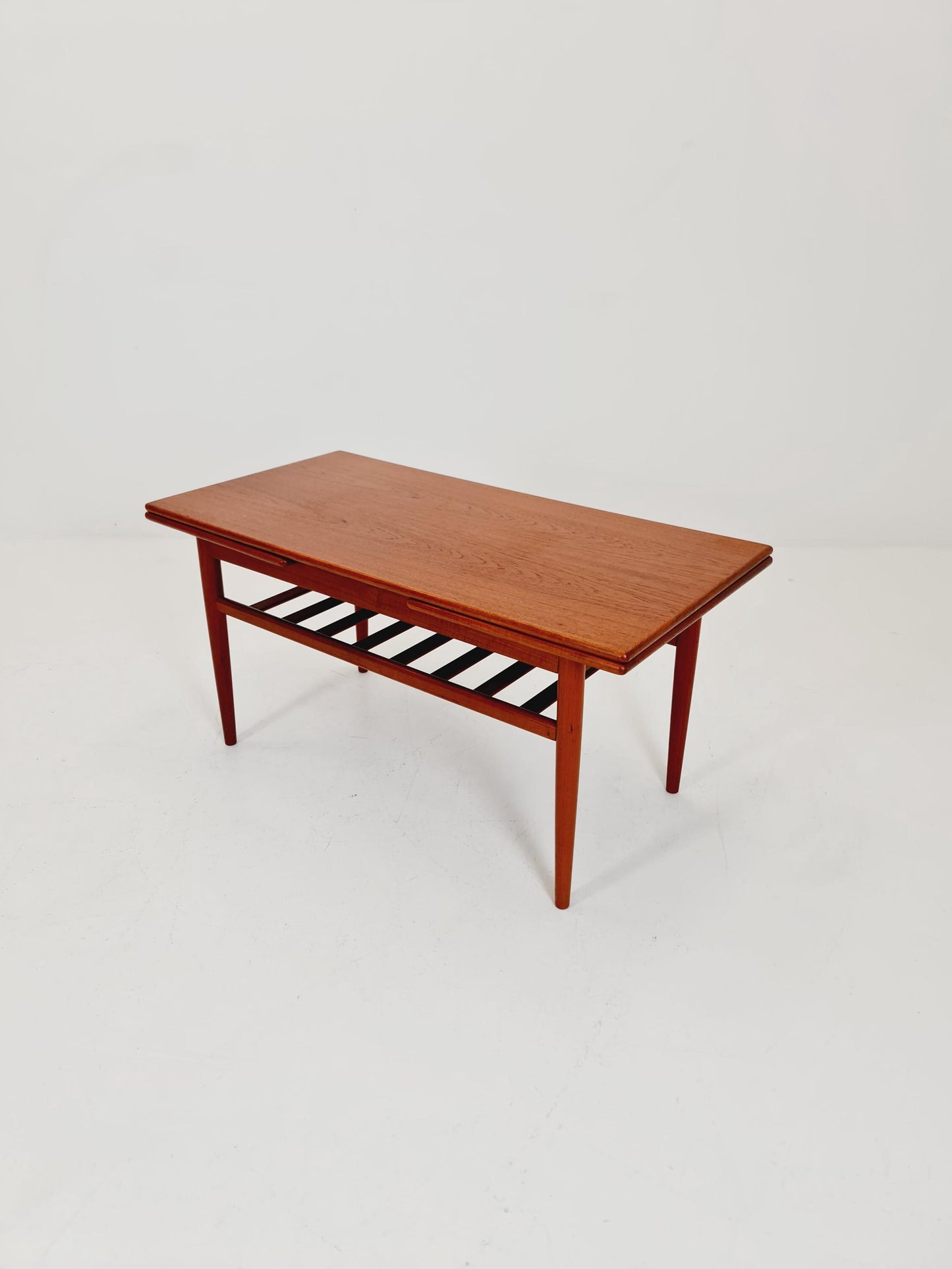 Midcentury Danish teak extendable coffee table by Trioh, 1960s