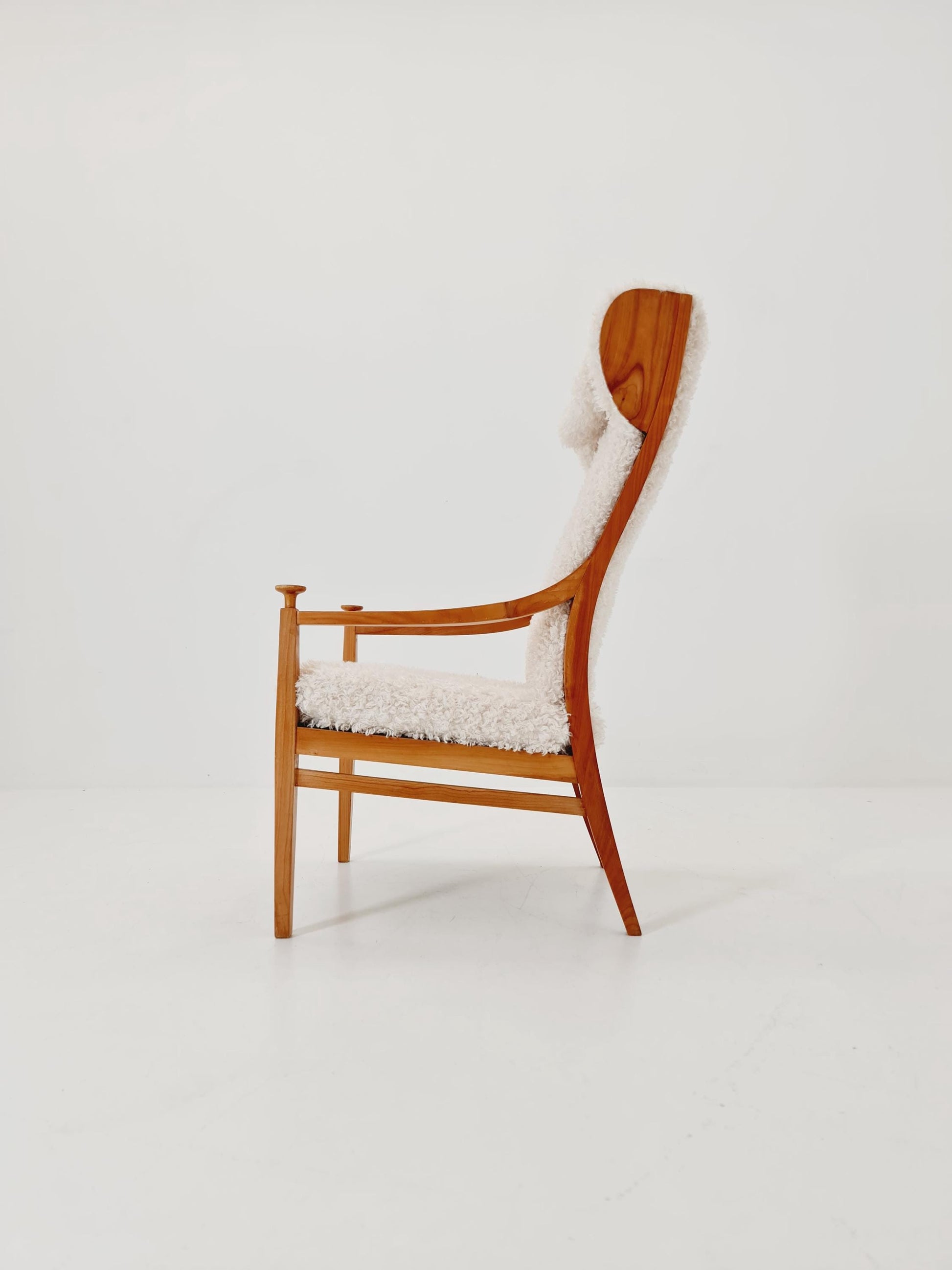 Vintage Mid century German Wing armchair 1950s