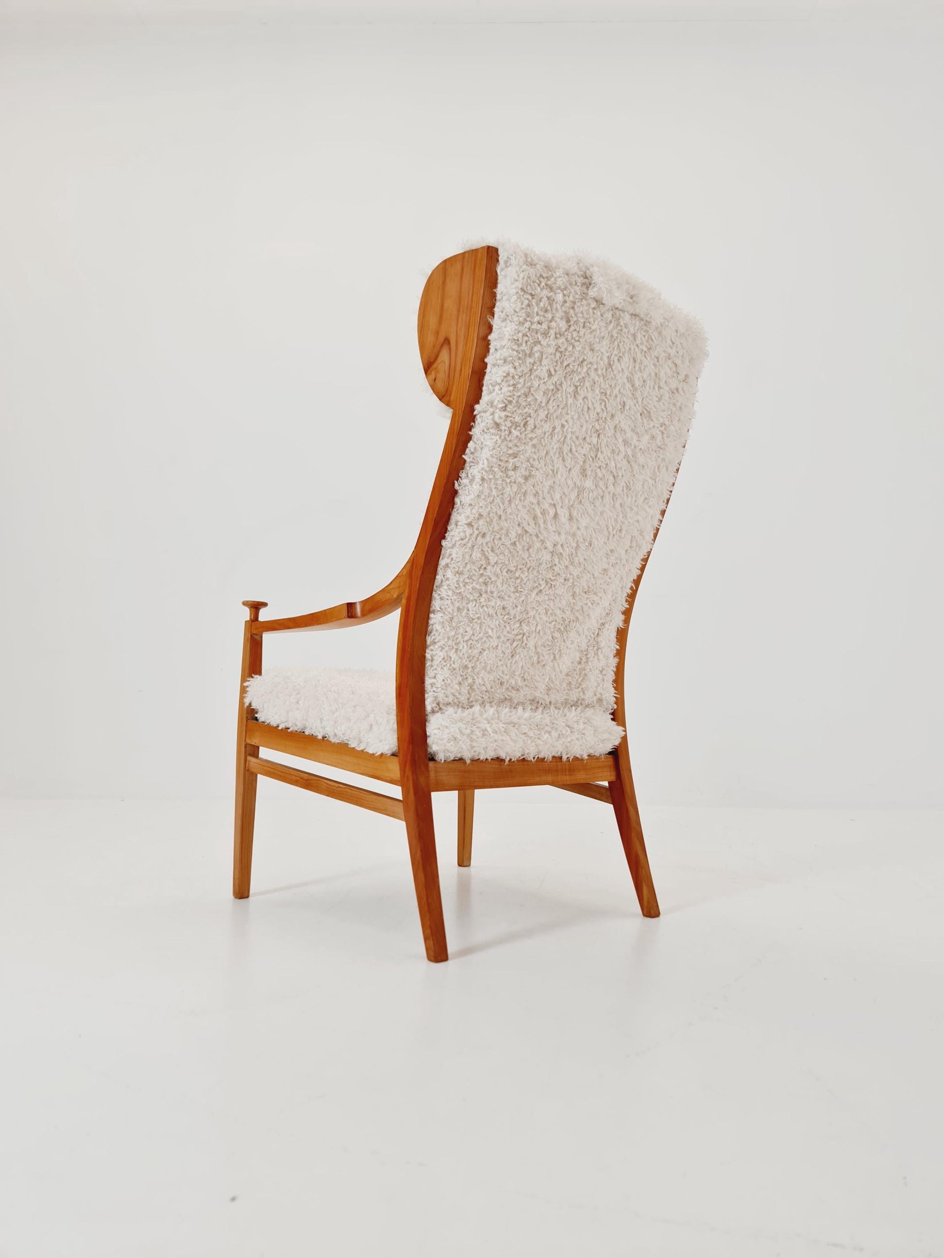 Vintage Mid century German Wing armchair 1950s