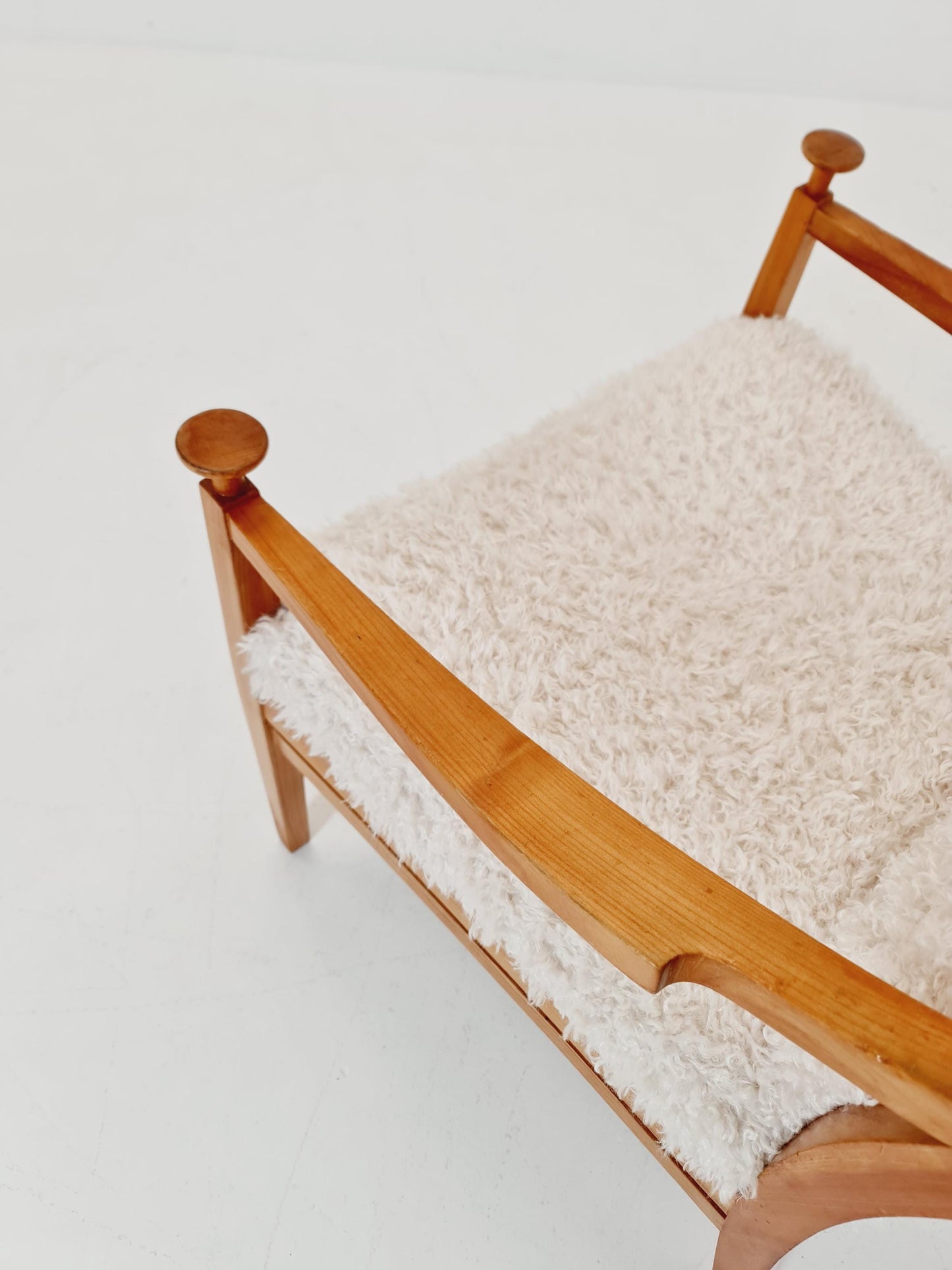 Vintage Mid century German Wing armchair 1950s