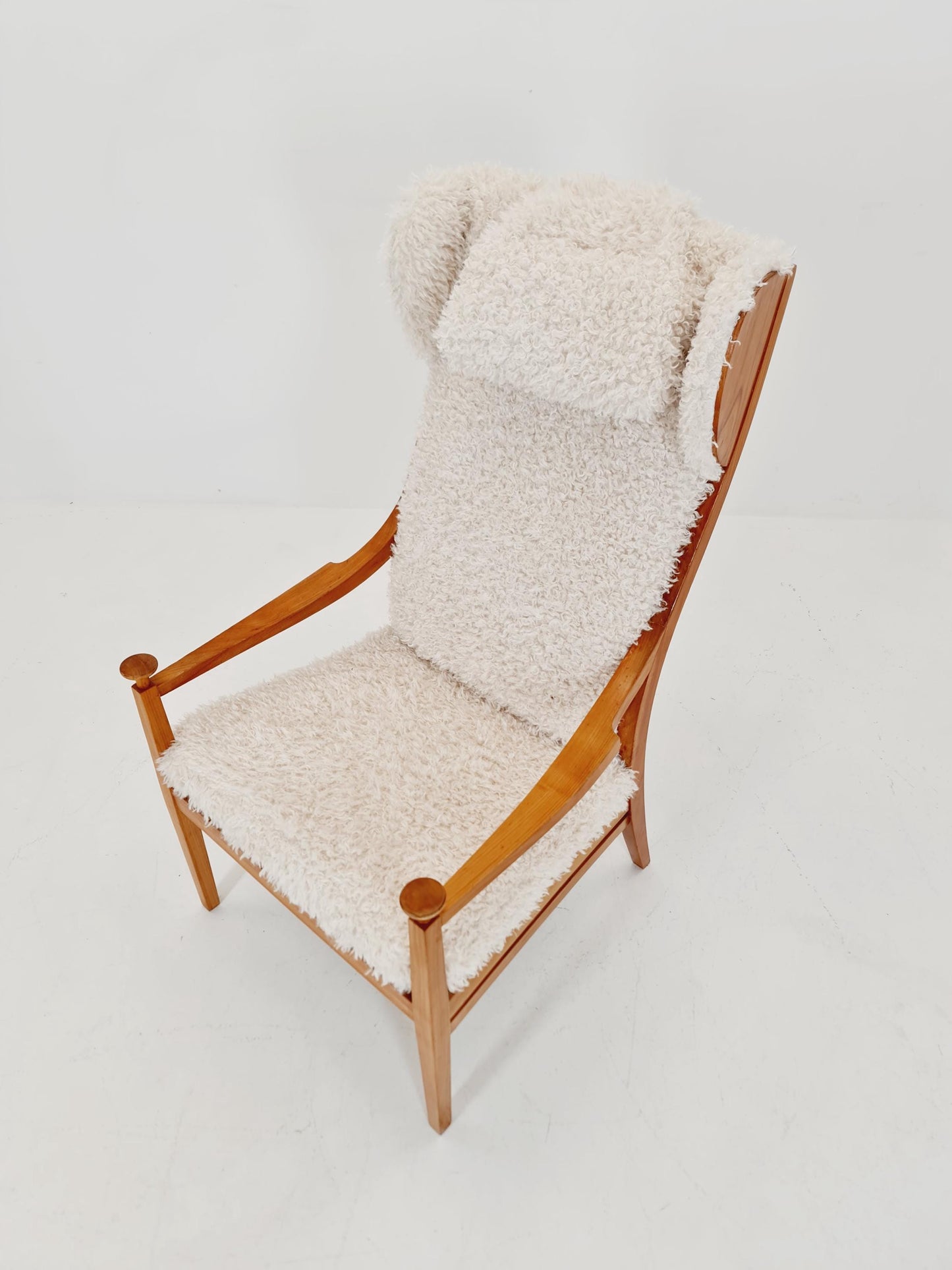 Vintage Mid century German Wing armchair 1950s