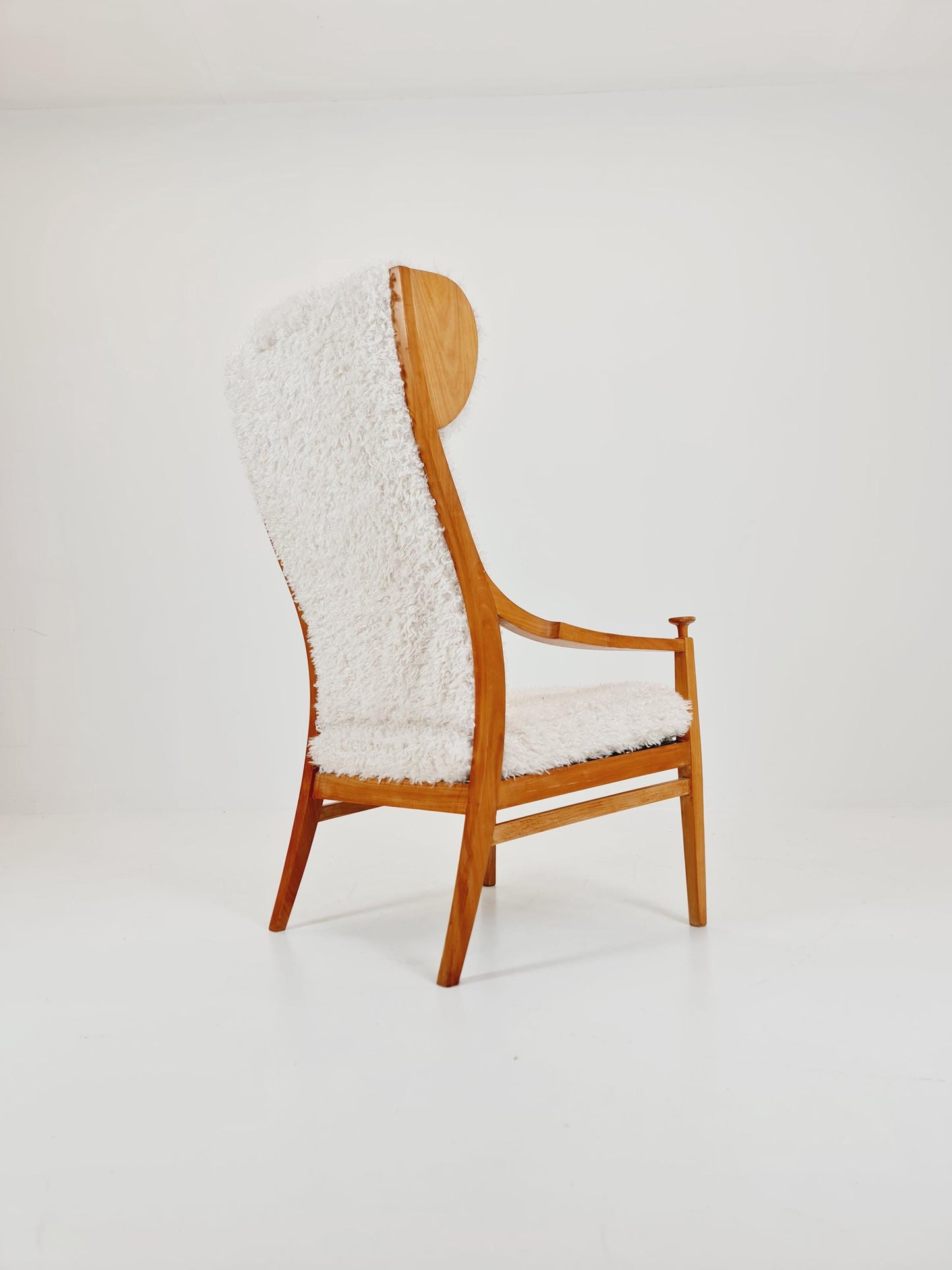 Vintage Mid century German Wing armchair 1950s