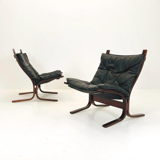 Set of 2 Mid century armchair “Siesta” by Ingmar Relling, Westnofa Furniture, Norway 1960s