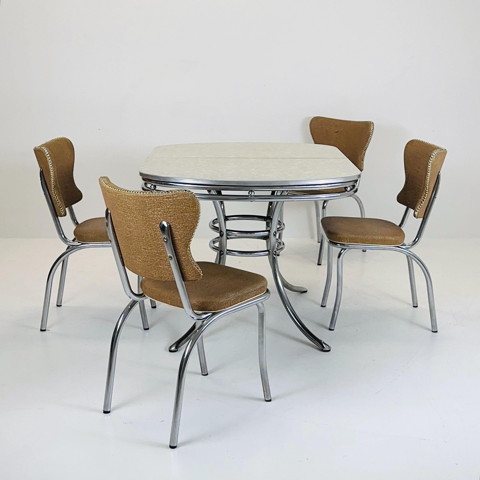 Mid-Century Bauhaus Design Dining Set Germany 1950s