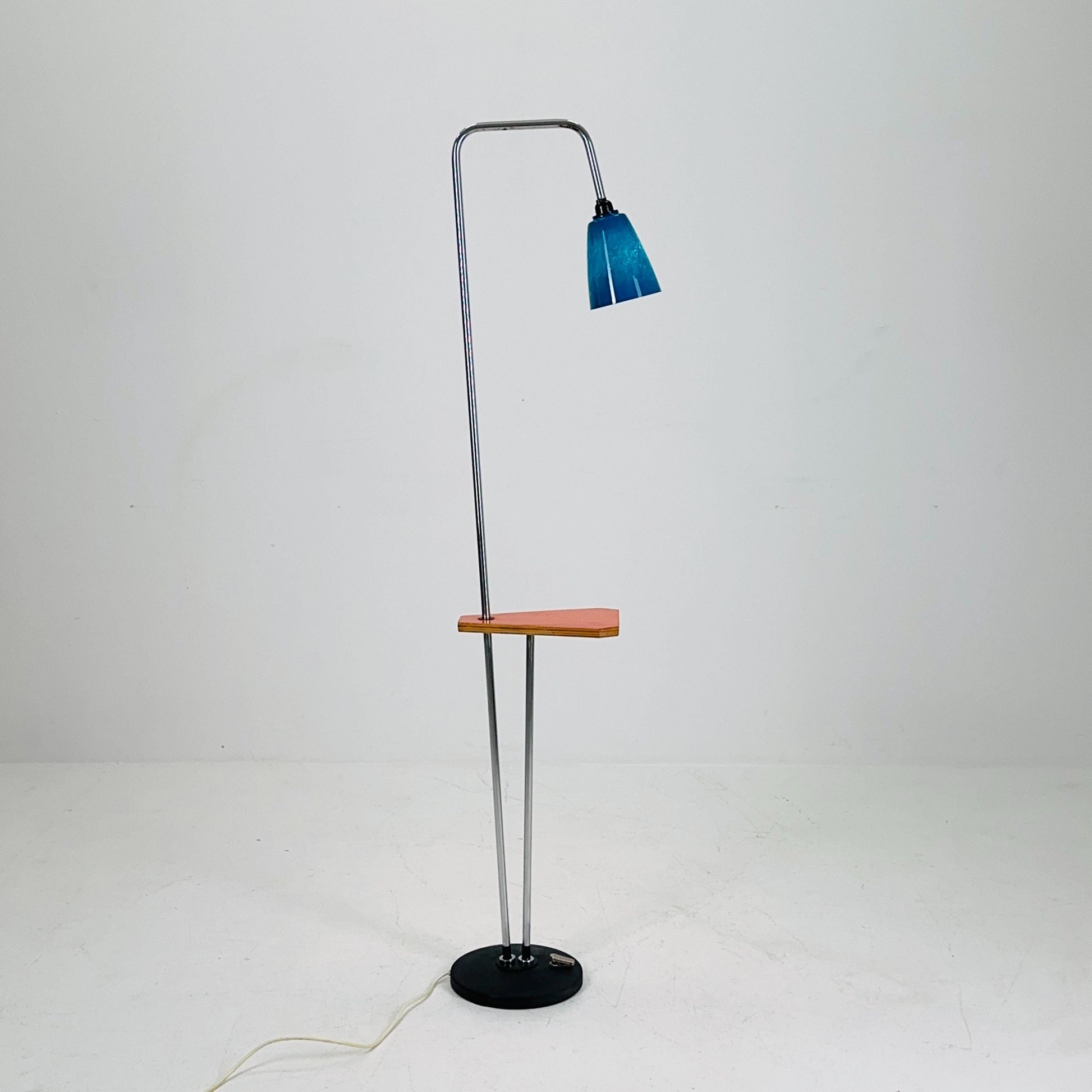 Mid Century Floor lamp Expo 58 by Josef Hůrka Društvo Lidokov Czechoslovakia 1960s