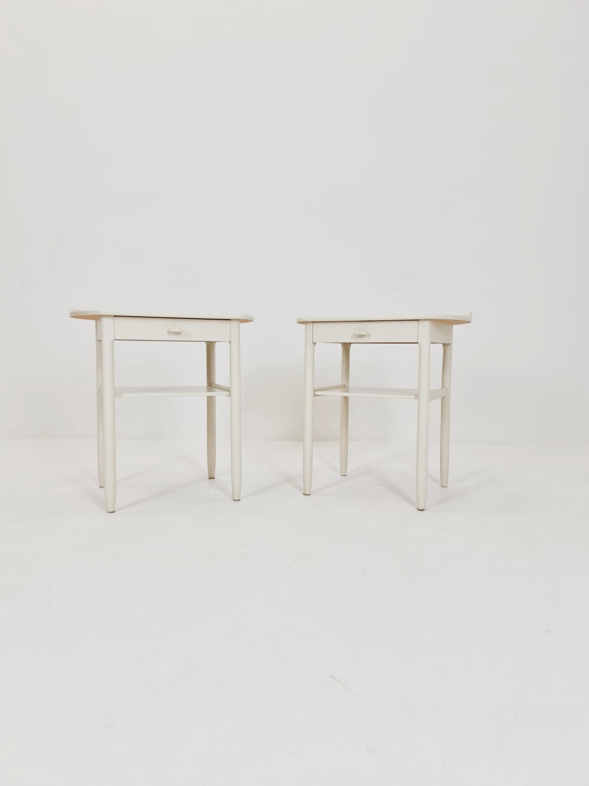 Swedish nightstands mid century design by Bertil Fridhagen for Bodafors ,1960