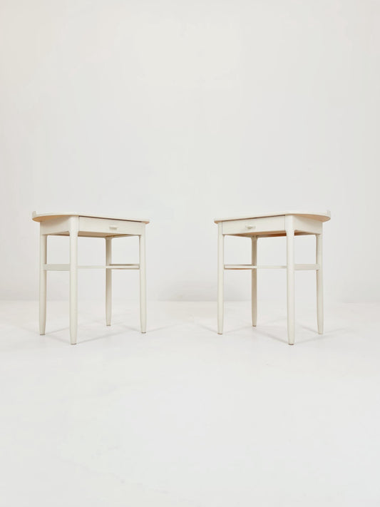 Swedish nightstands mid century design by Bertil Fridhagen for Bodafors ,1960