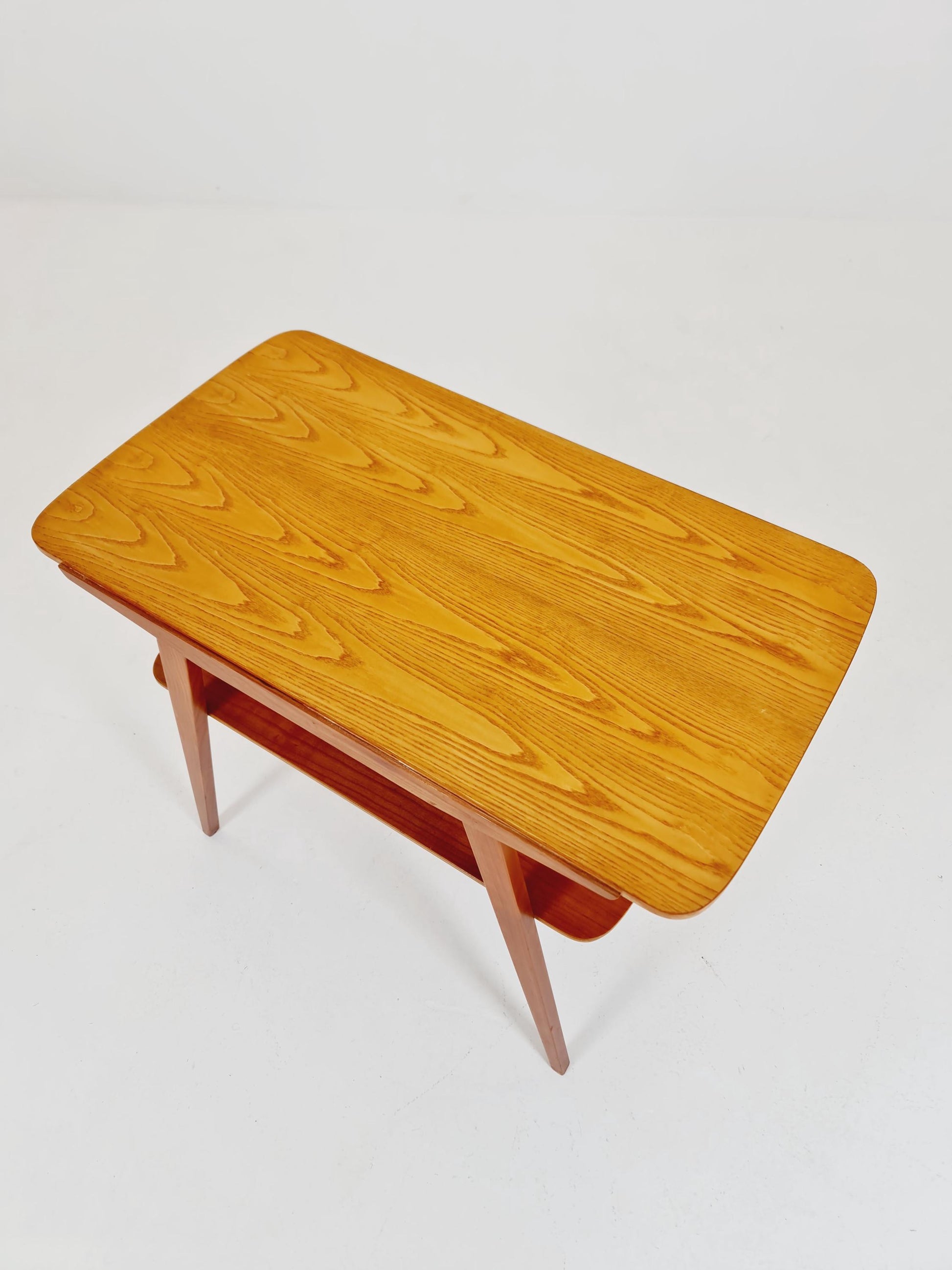 German Mid century Ash Coffe table, side tables by Else Möbelfabrik, 1960s