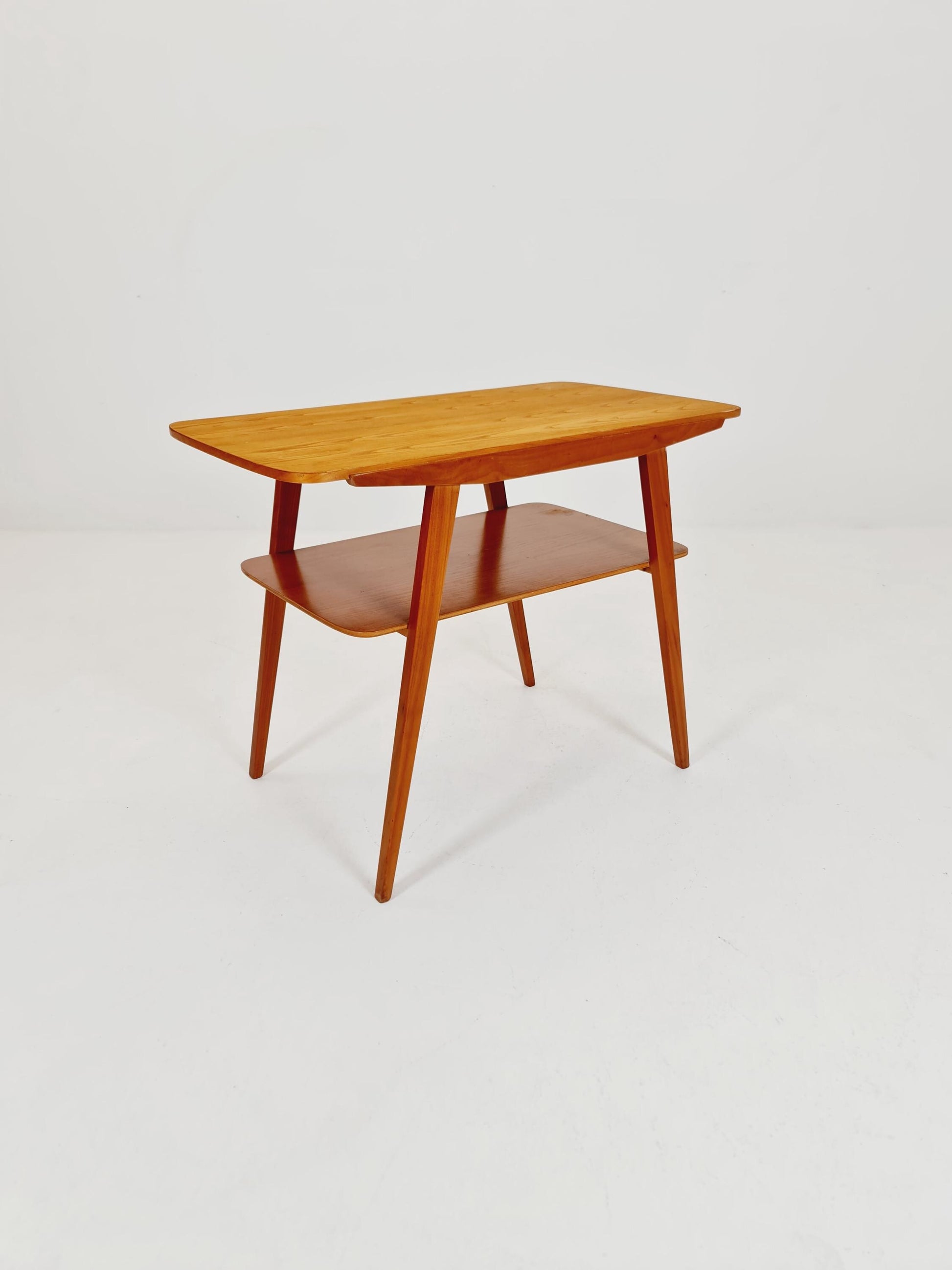 German Mid century Ash Coffe table, side tables by Else Möbelfabrik, 1960s
