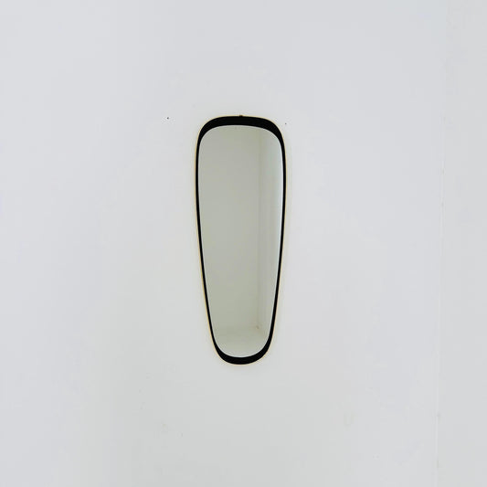 Large Kristall Mid Century asymmetric wall Mirror by lenzgold Nieren Spiegel - Kidney mirror 1960s rockabilly Germany