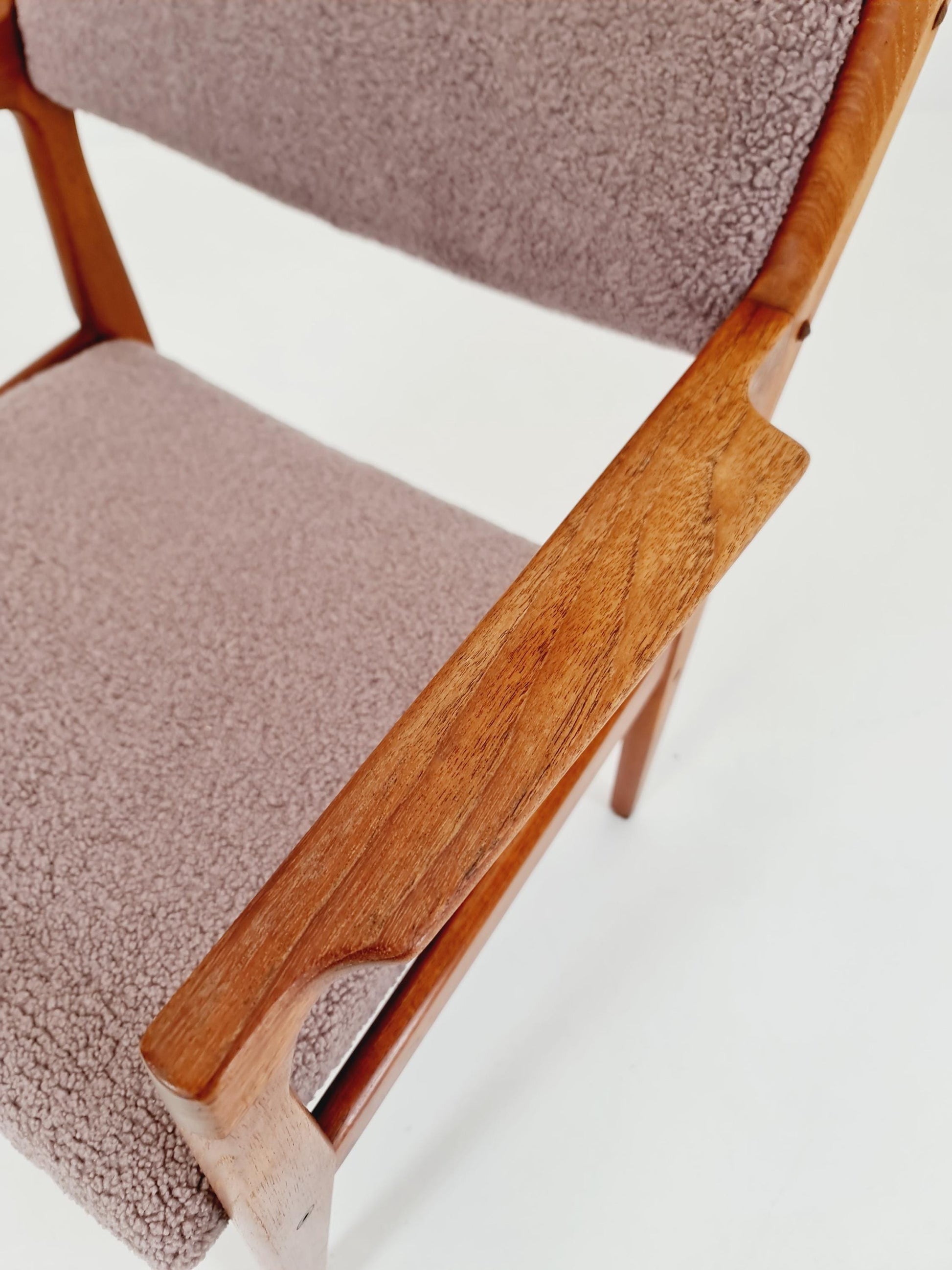 Danish Rare Teak Armchair By Erik Buch for Orum , 1960s