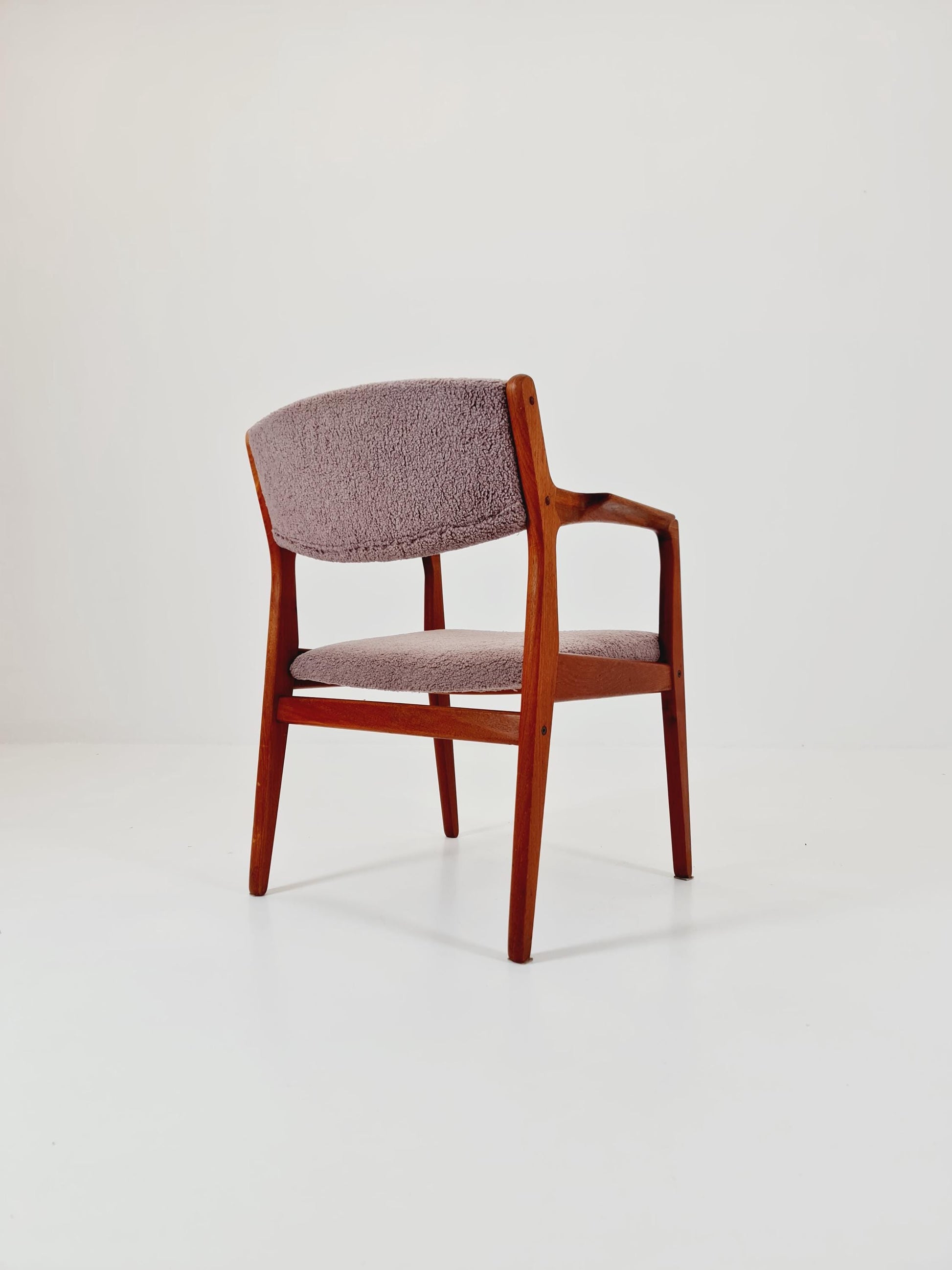 Danish Rare Teak Armchair By Erik Buch for Orum , 1960s
