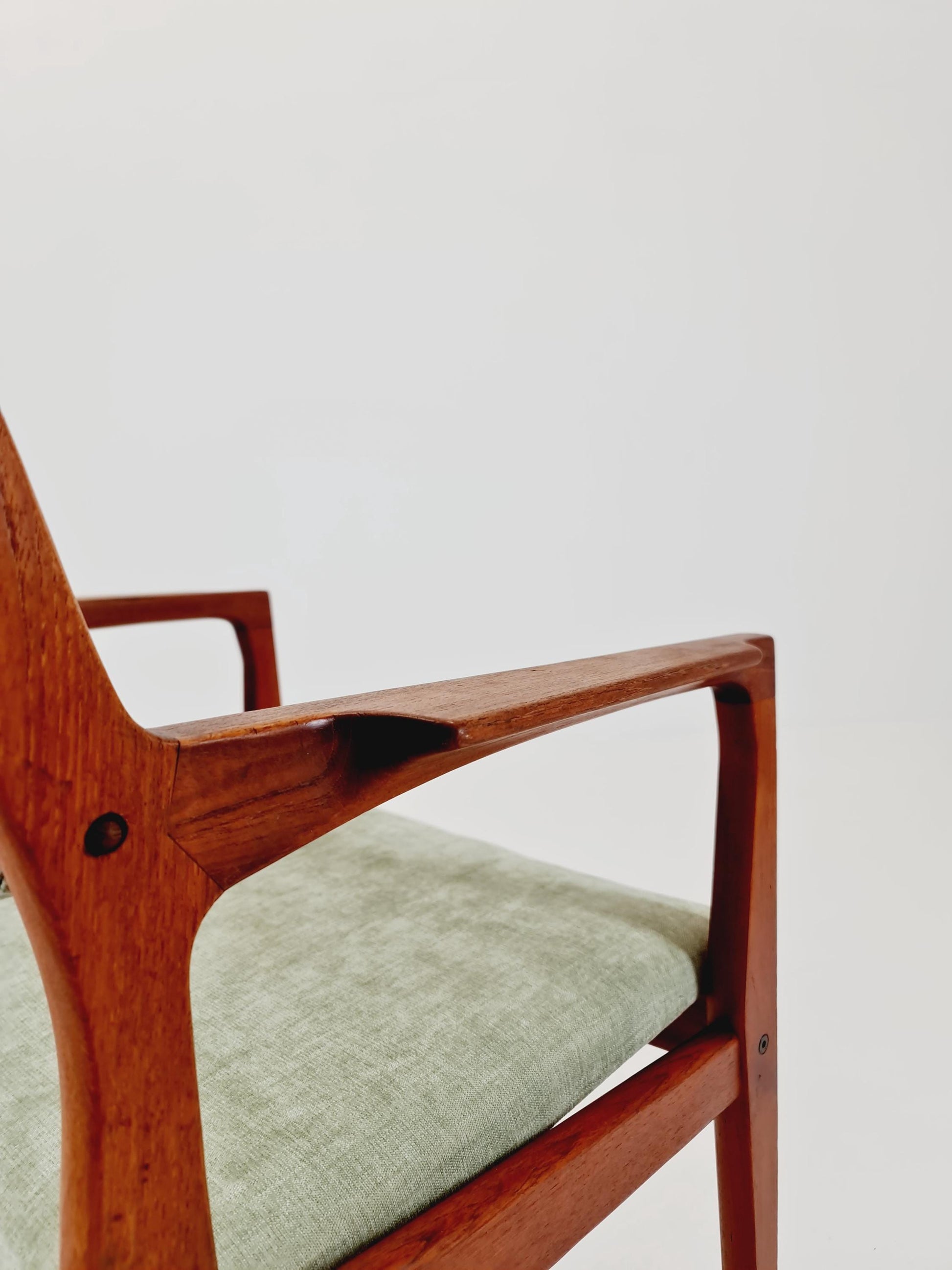 Danish Rare Teak Armchair By Erik Buch for Orum , 1960s