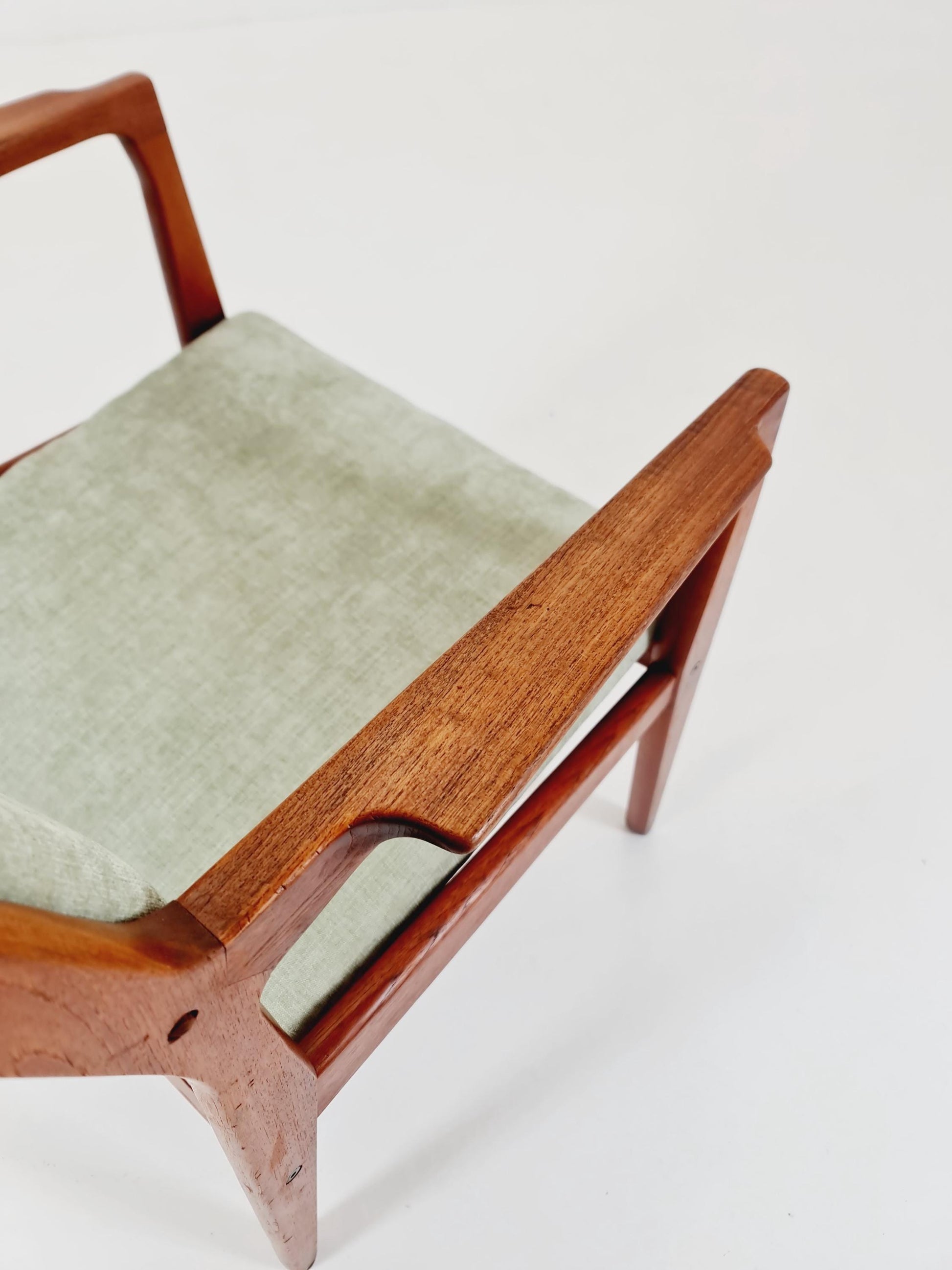 Danish Rare Teak Armchair By Erik Buch for Orum , 1960s