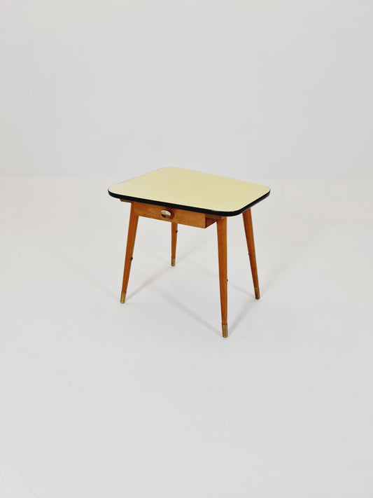 Rare German vintage nightstand/ hallway table/ bedside table by Opal, 1960s