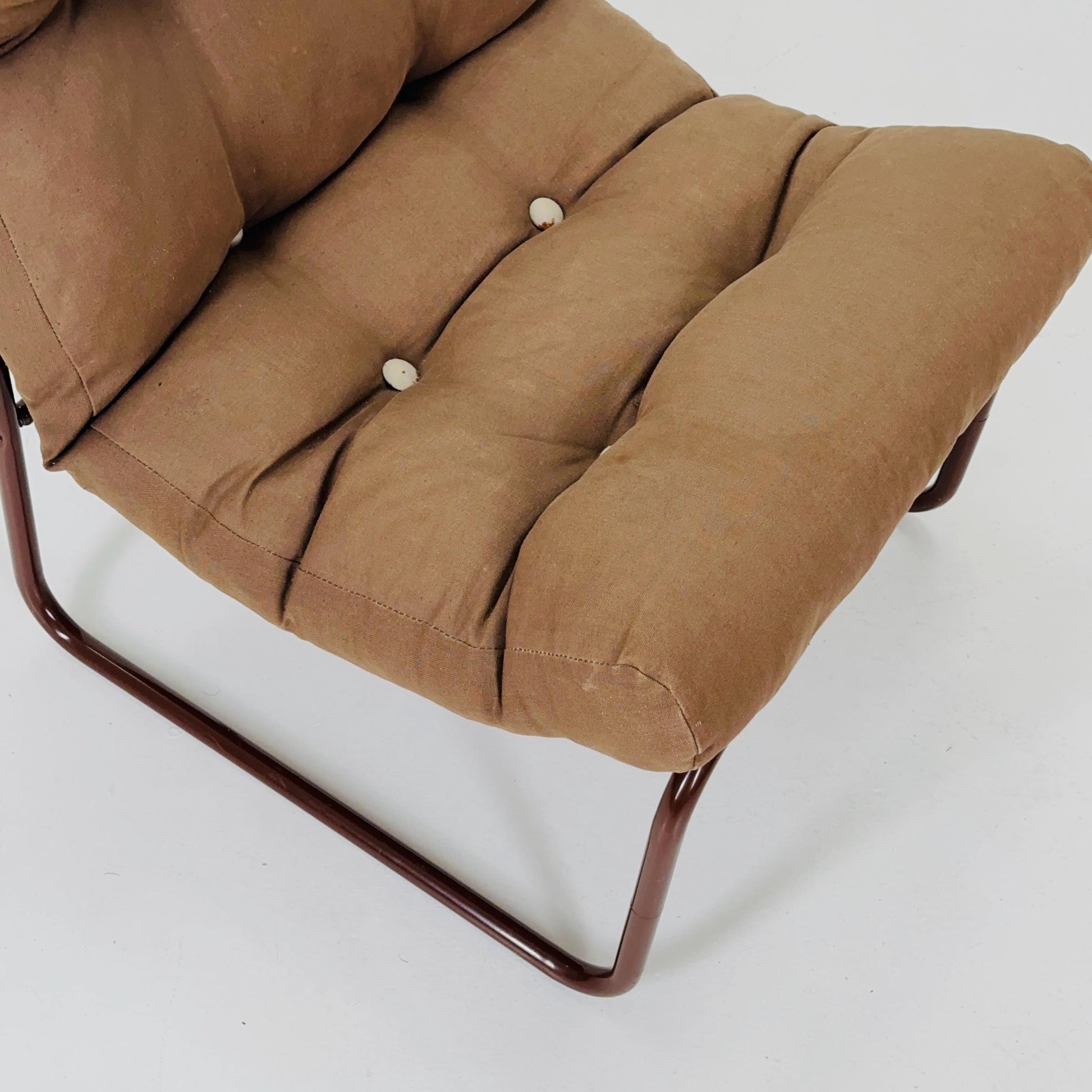 Mid century brown Pixi lounge chair by Gillis Lundgren for Ikea, 1970s