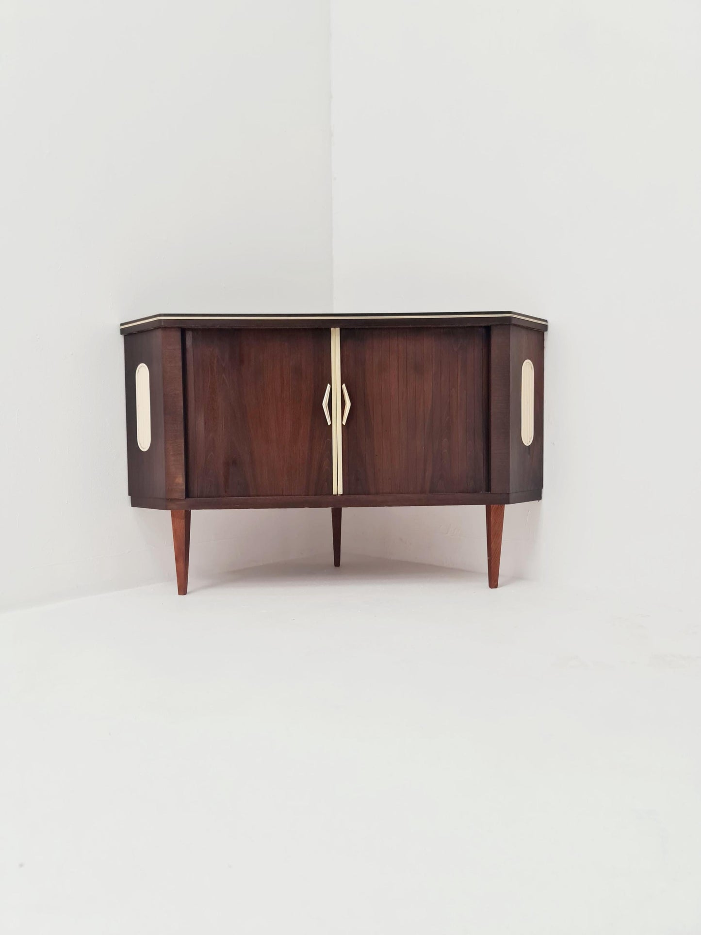 Rare Mid century Corner German bar/ sideboard, 1950s