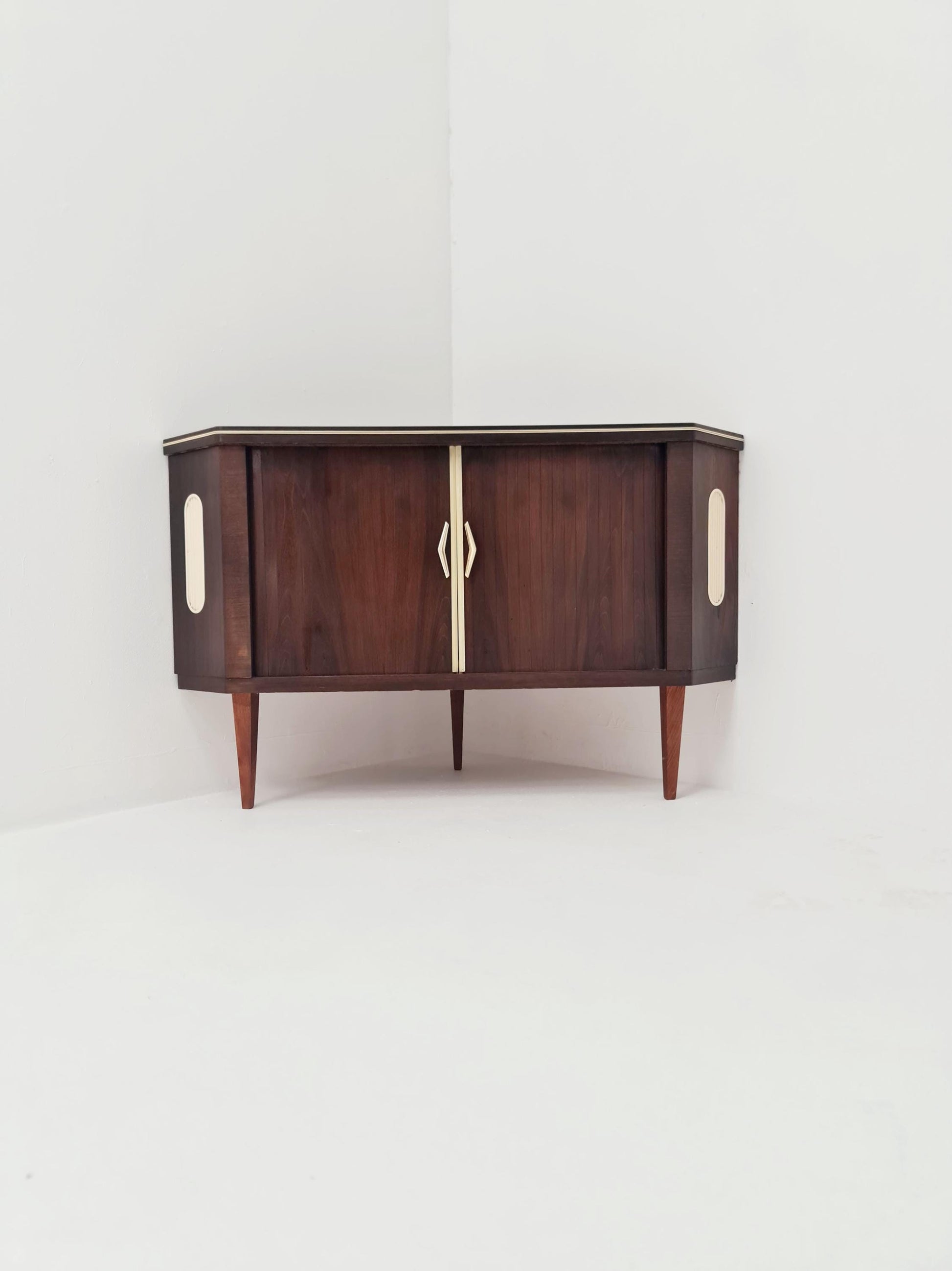 Rare Mid century Corner German bar/ sideboard, 1950s