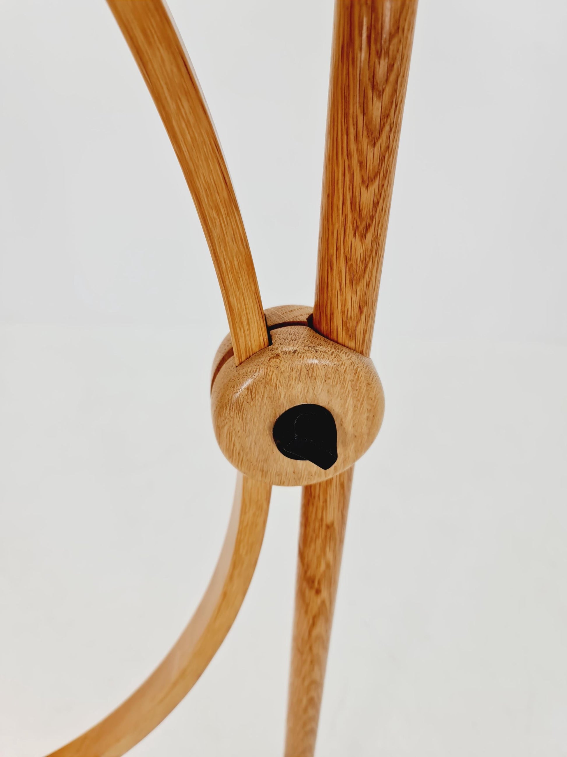 Vintage Danish Oak floor lamp by DOMUS 1970s