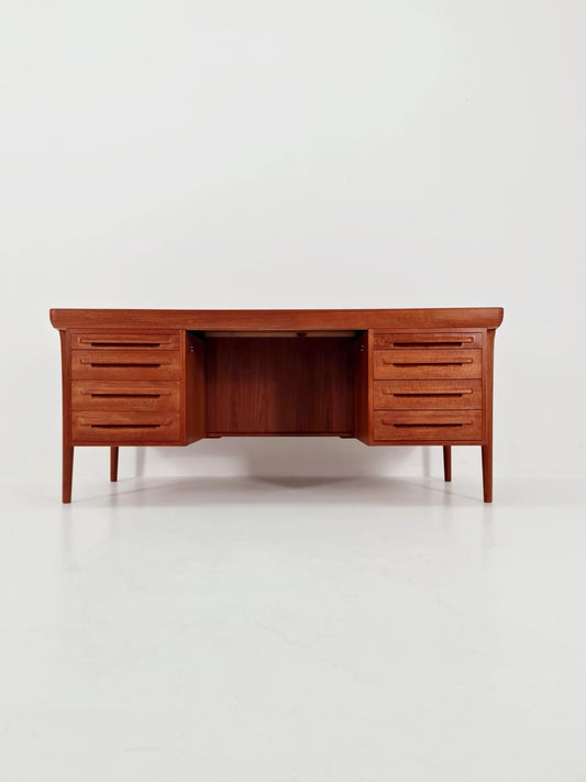 Danish teak desk model Executive Desk by Ib Kofod Larsen, 1960s