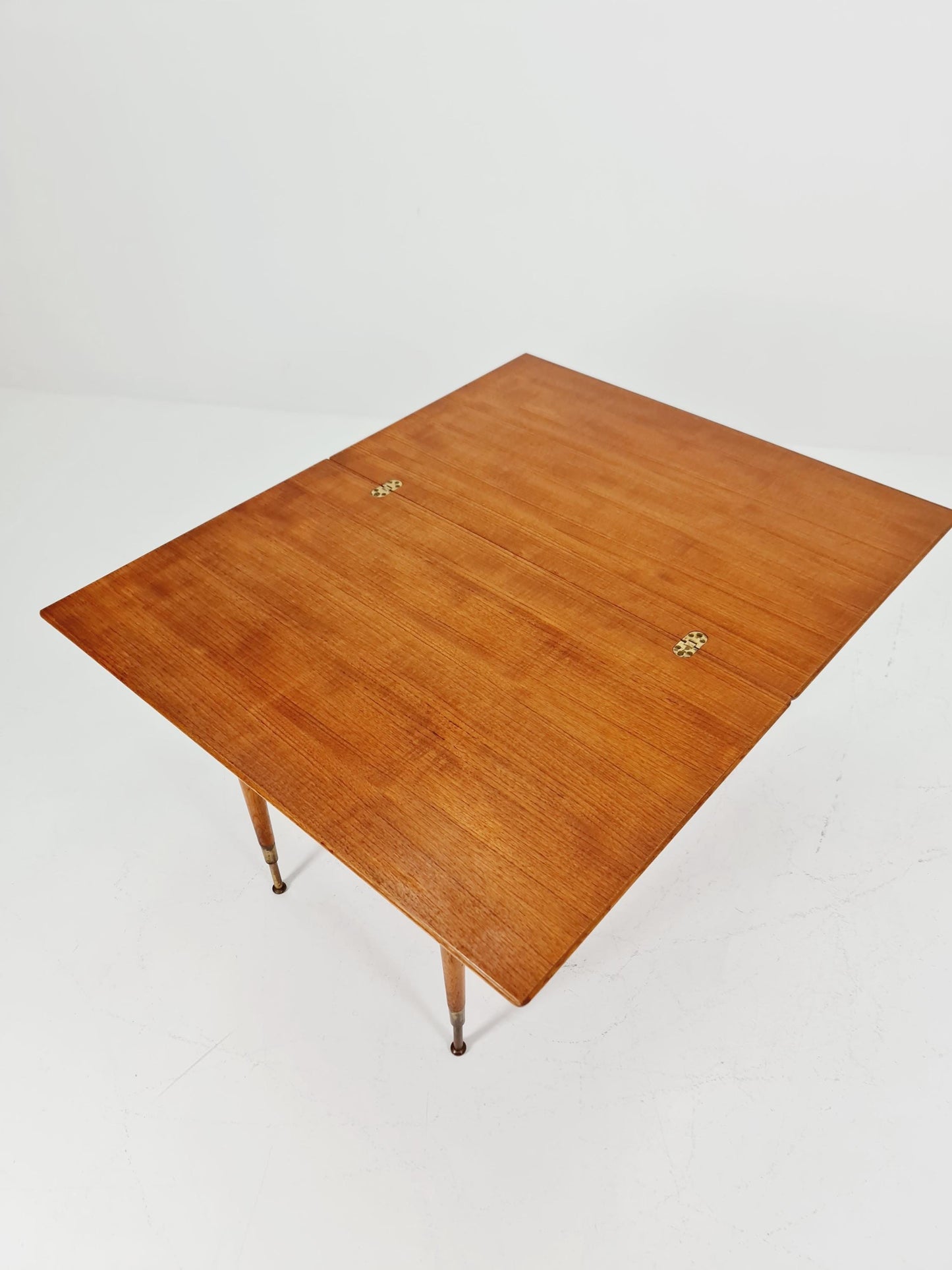 Dining German teak vintage extendable table, by Kitifa Möbel 1950s