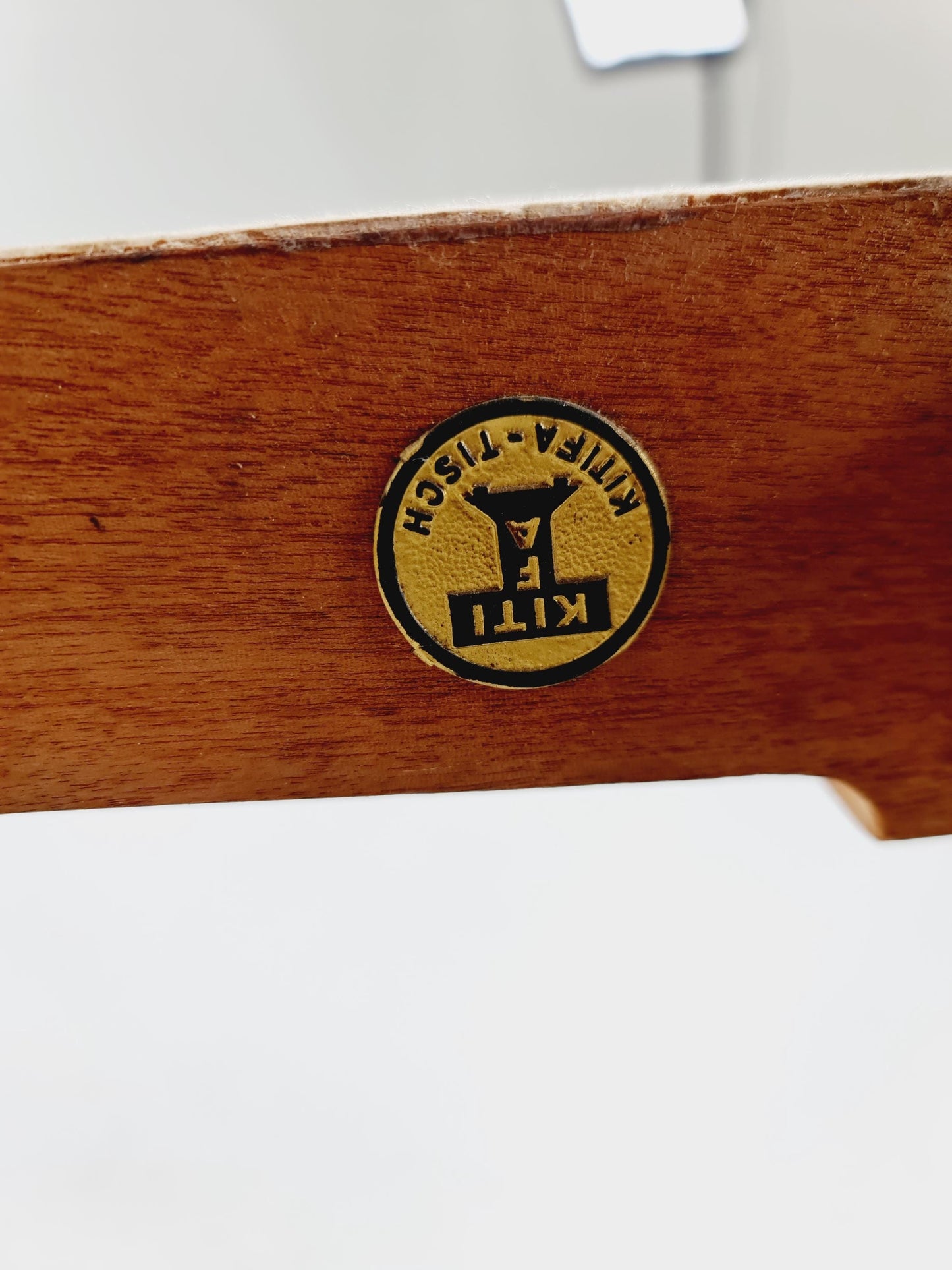 Dining German teak vintage extendable table, by Kitifa Möbel 1950s