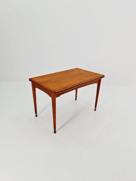 Dining German teak vintage extendable table, by Kitifa Möbel 1950s
