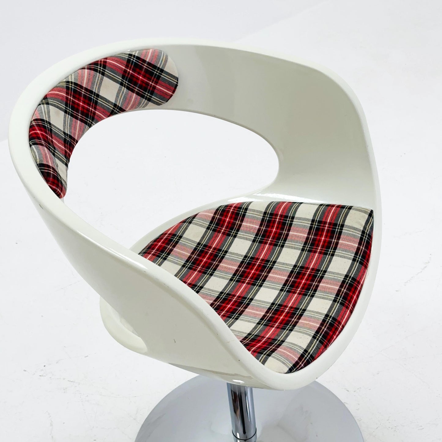Mid century Spaceage swivel desk chair by Kare design Germany 1990s