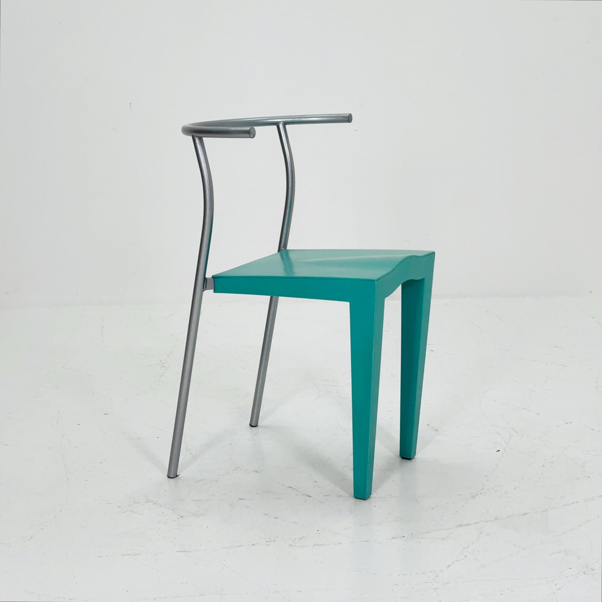 Mid century Dr. Globe Chair by Philippe Starck for Kartell Italy, 1990s – Turquoise