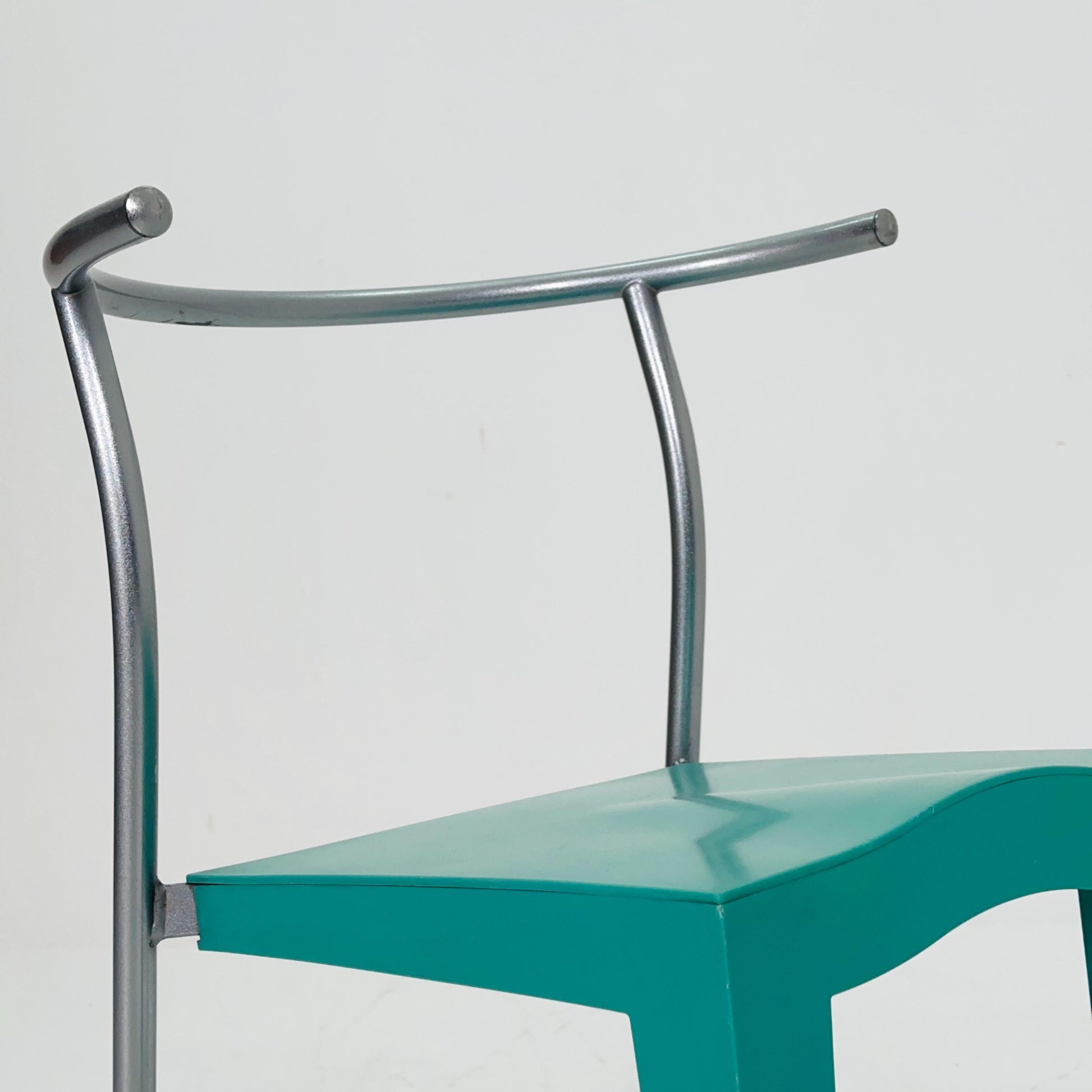 Mid century Dr. Globe Chair by Philippe Starck for Kartell Italy, 1990s – Turquoise