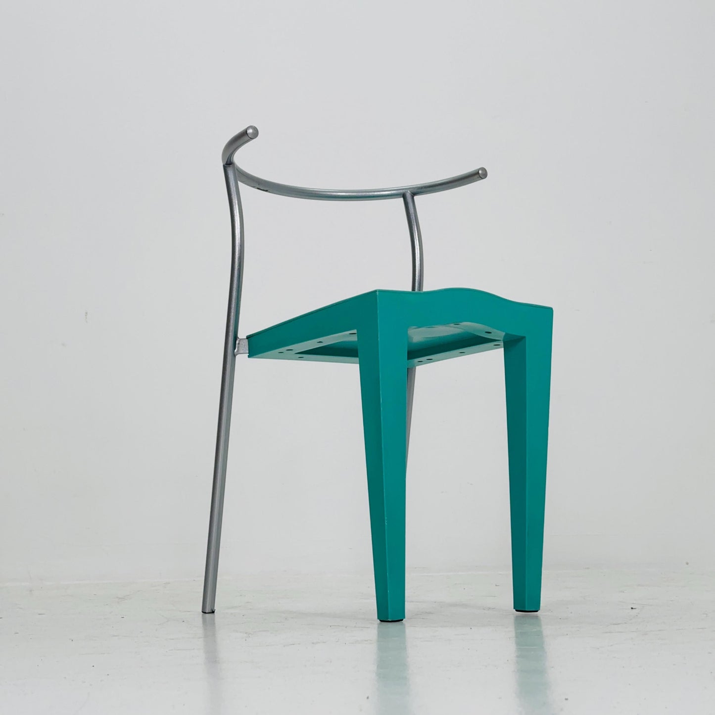 Mid century Dr. Globe Chair by Philippe Starck for Kartell Italy, 1990s – Turquoise