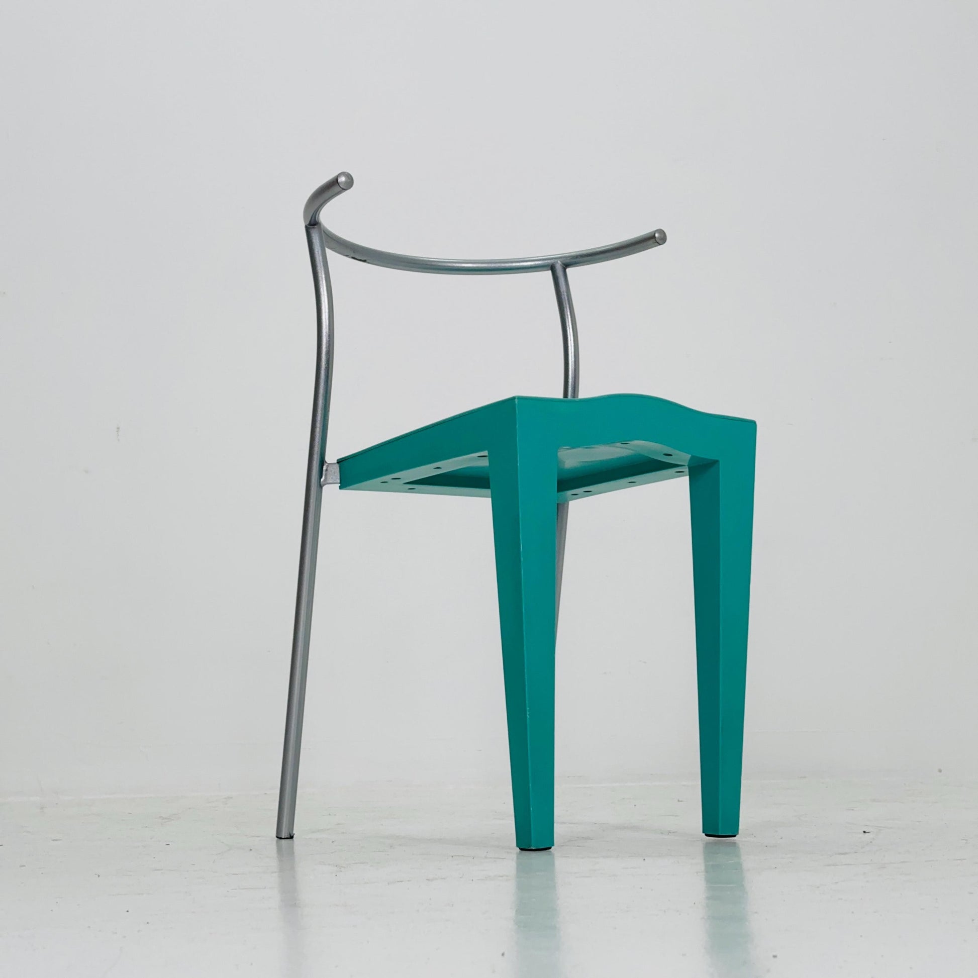 Mid century Dr. Globe Chair by Philippe Starck for Kartell Italy, 1990s – Turquoise