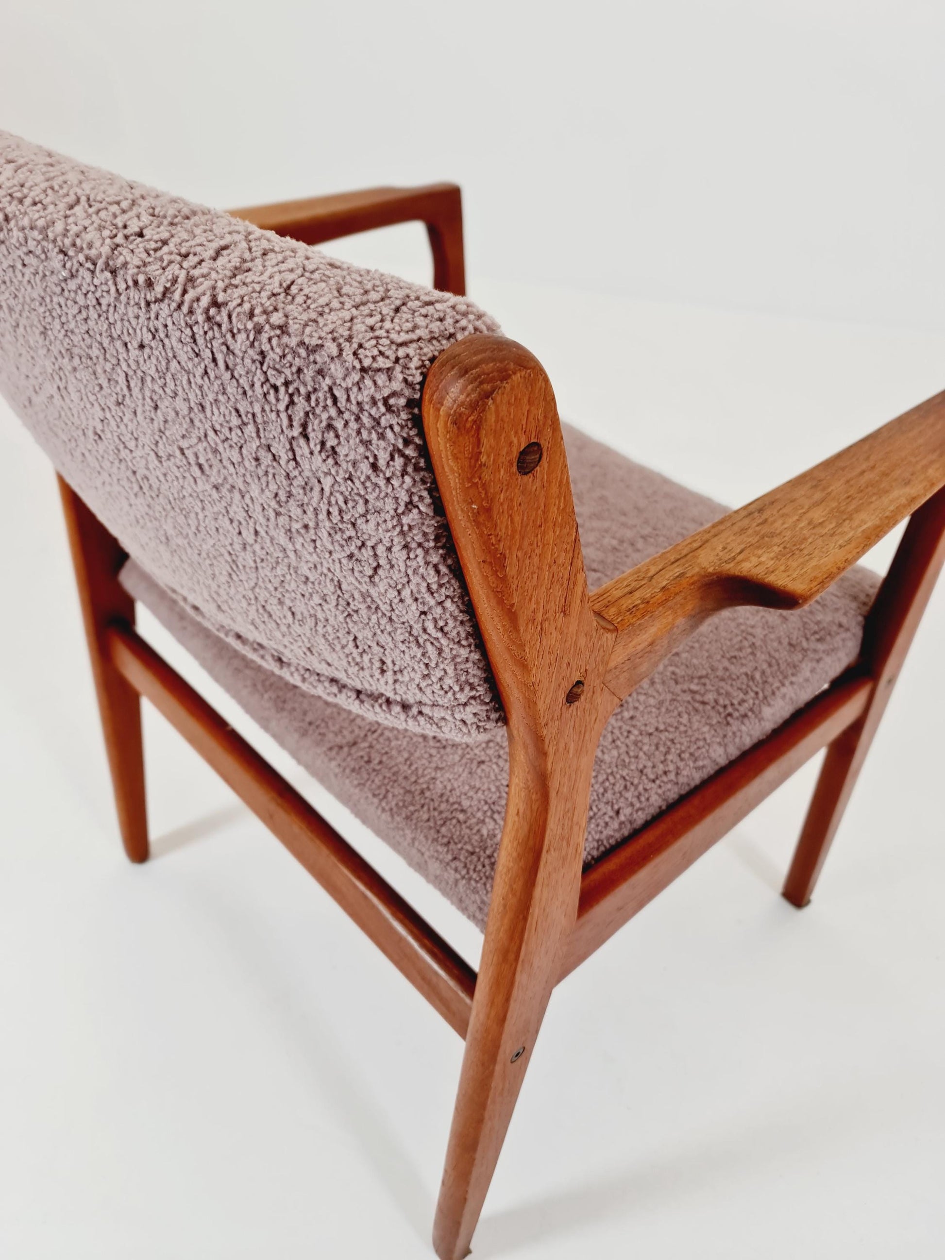 Danish Rare Teak Armchair By Erik Buch for Orum , 1960s