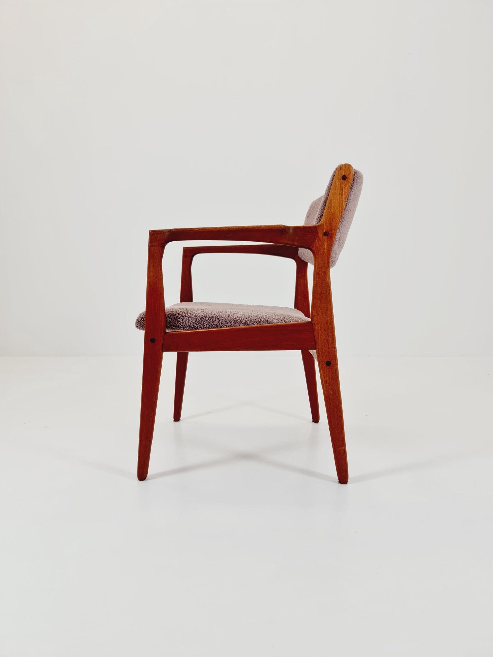 Danish Rare Teak Armchair By Erik Buch for Orum , 1960s