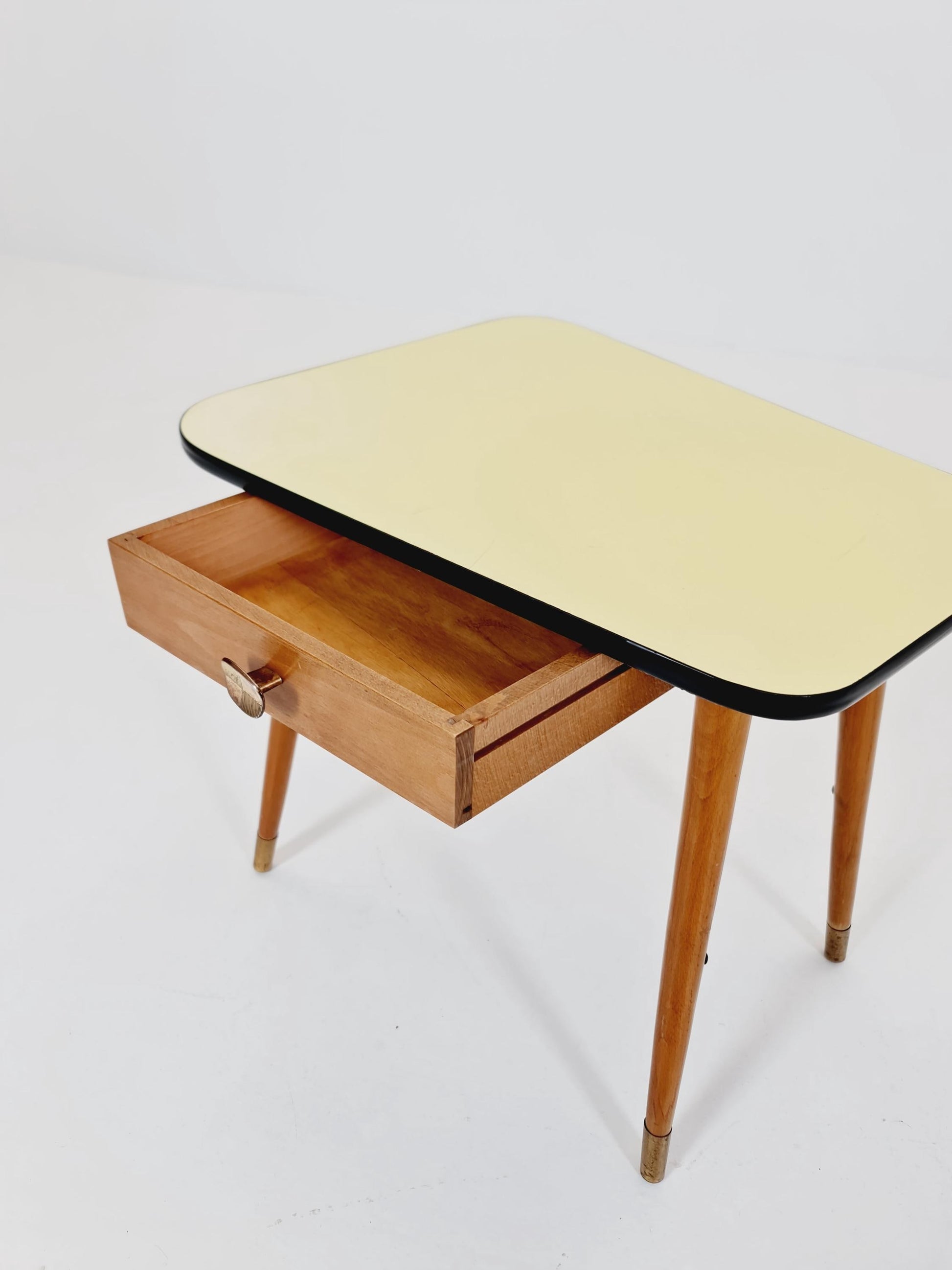 Rare German vintage nightstand/ hallway table/ bedside table by Opal, 1960s