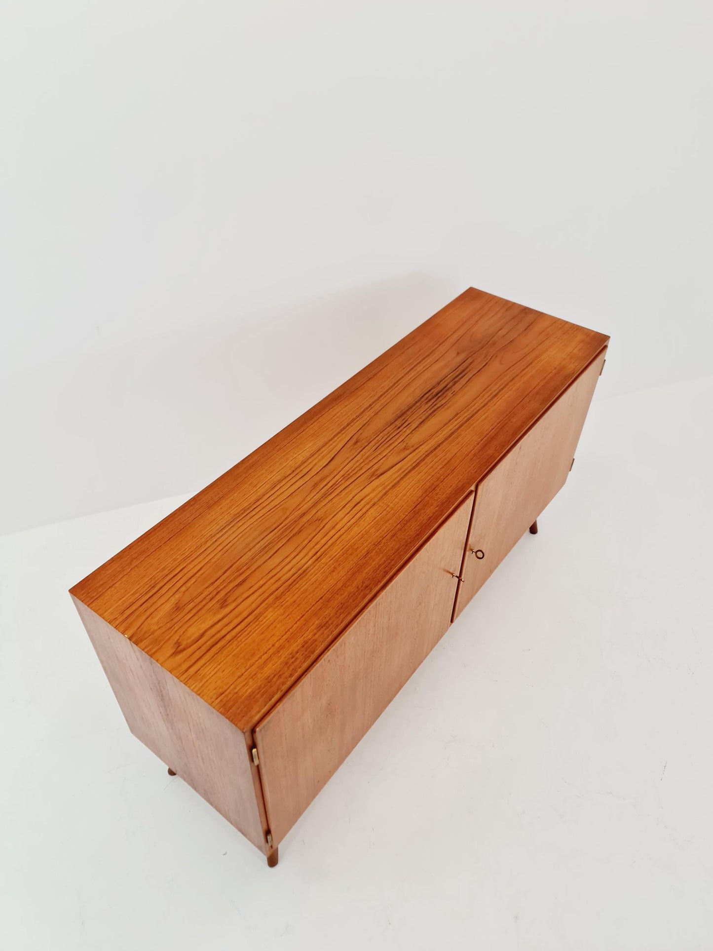 Mid-century Danish vintage Teak hallway Record cabinet, sideboard, 1960s