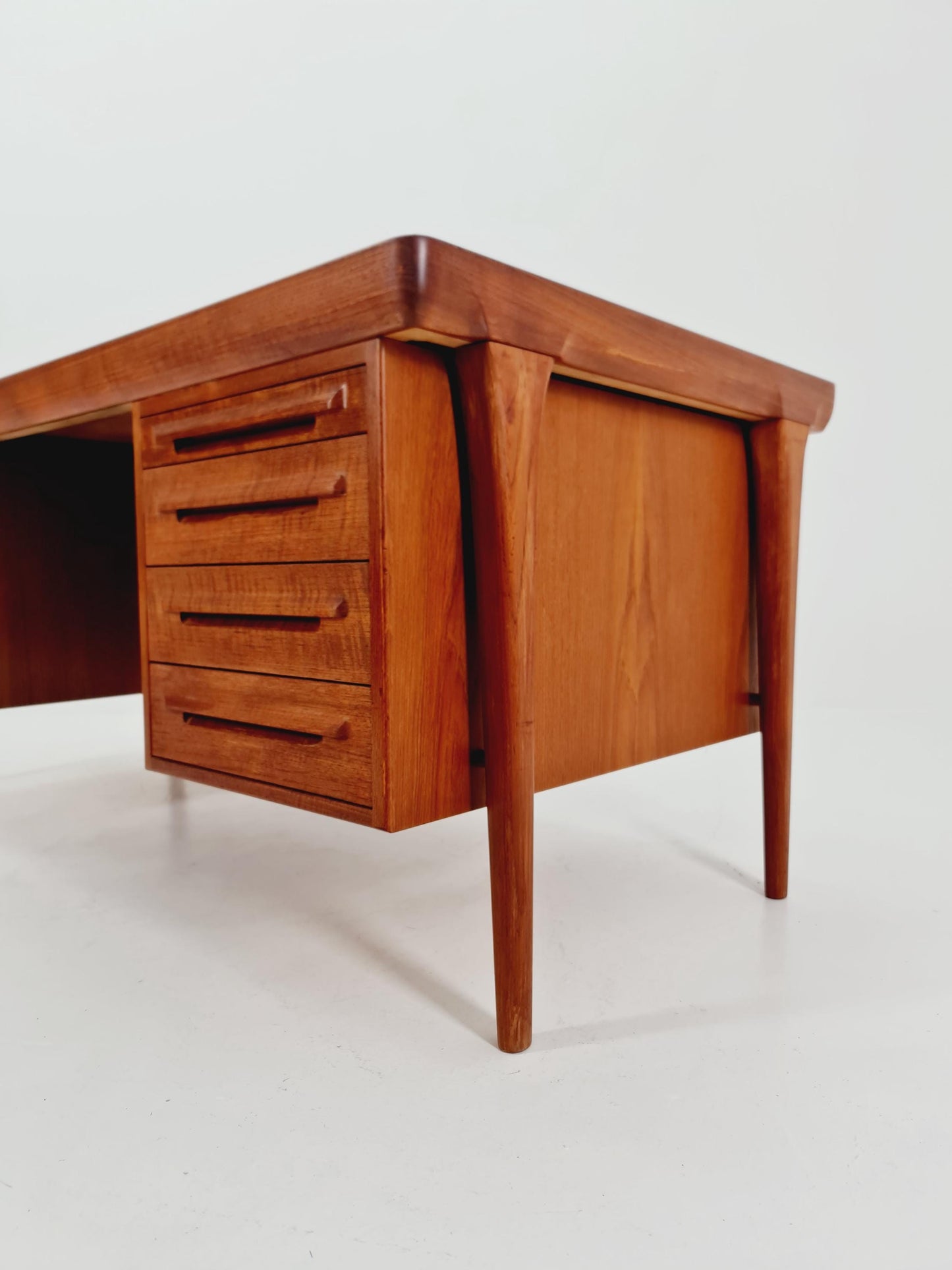Danish teak desk model Executive Desk by Ib Kofod Larsen, 1960s