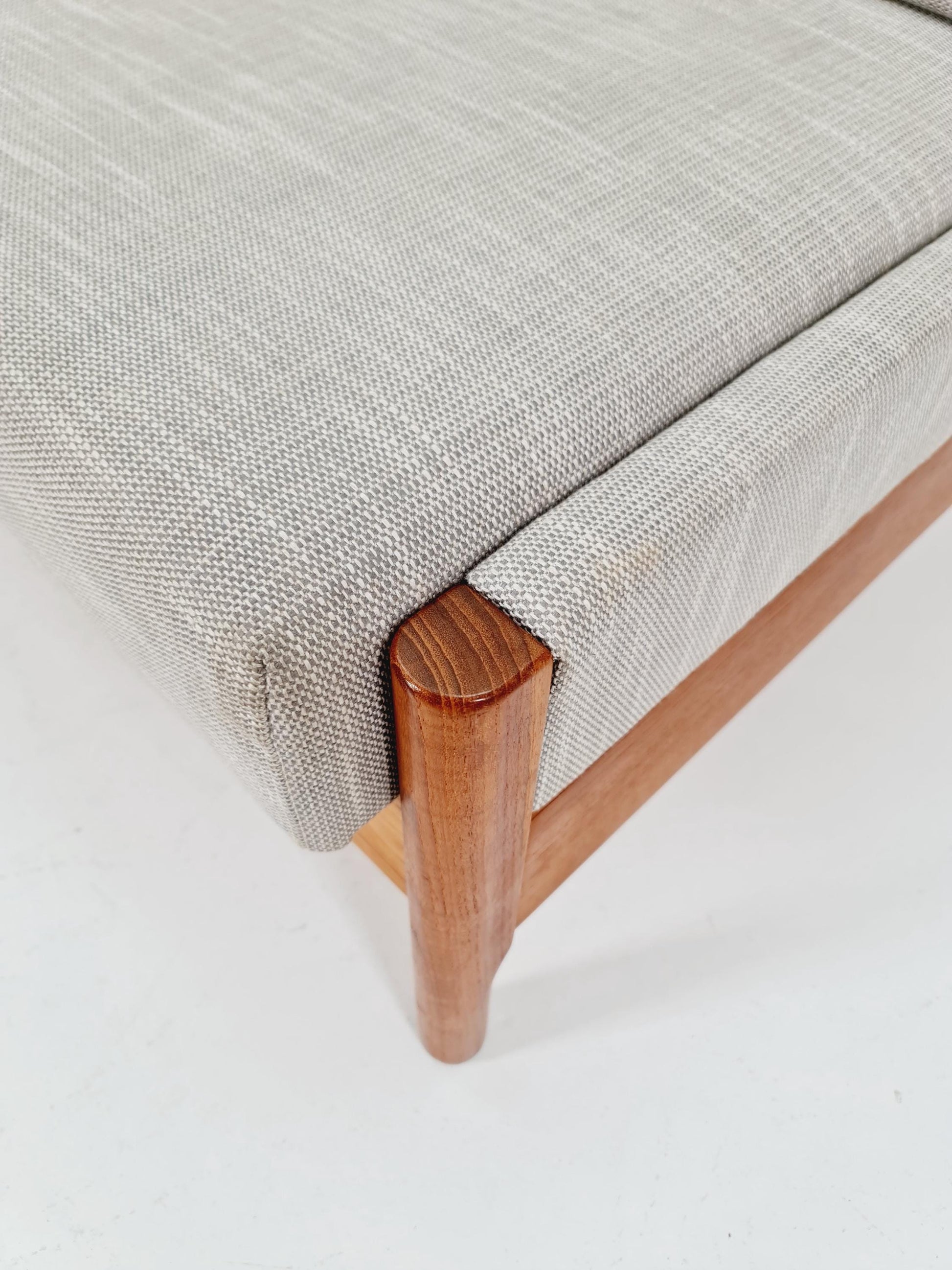 Mid-century Rare Danish teak lounge sofa/ Easy sofa , with storage space 1960s