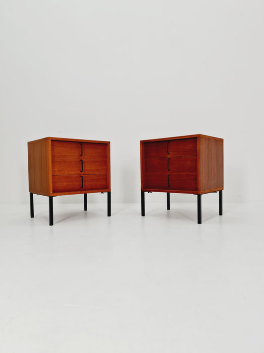 Midcentury German teak chest of drawers by Günther Renkel for Rego Möbel 1960s