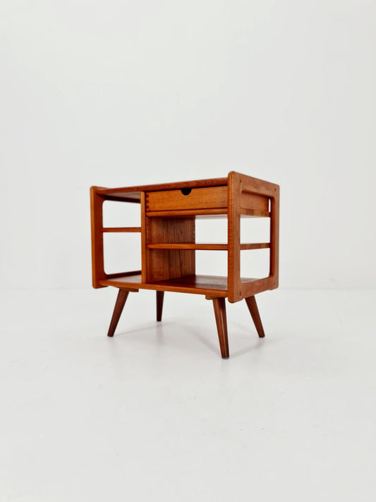 Midcentury Danish teak vintage Side table/ Bedside table/ Night stand, 1960s
