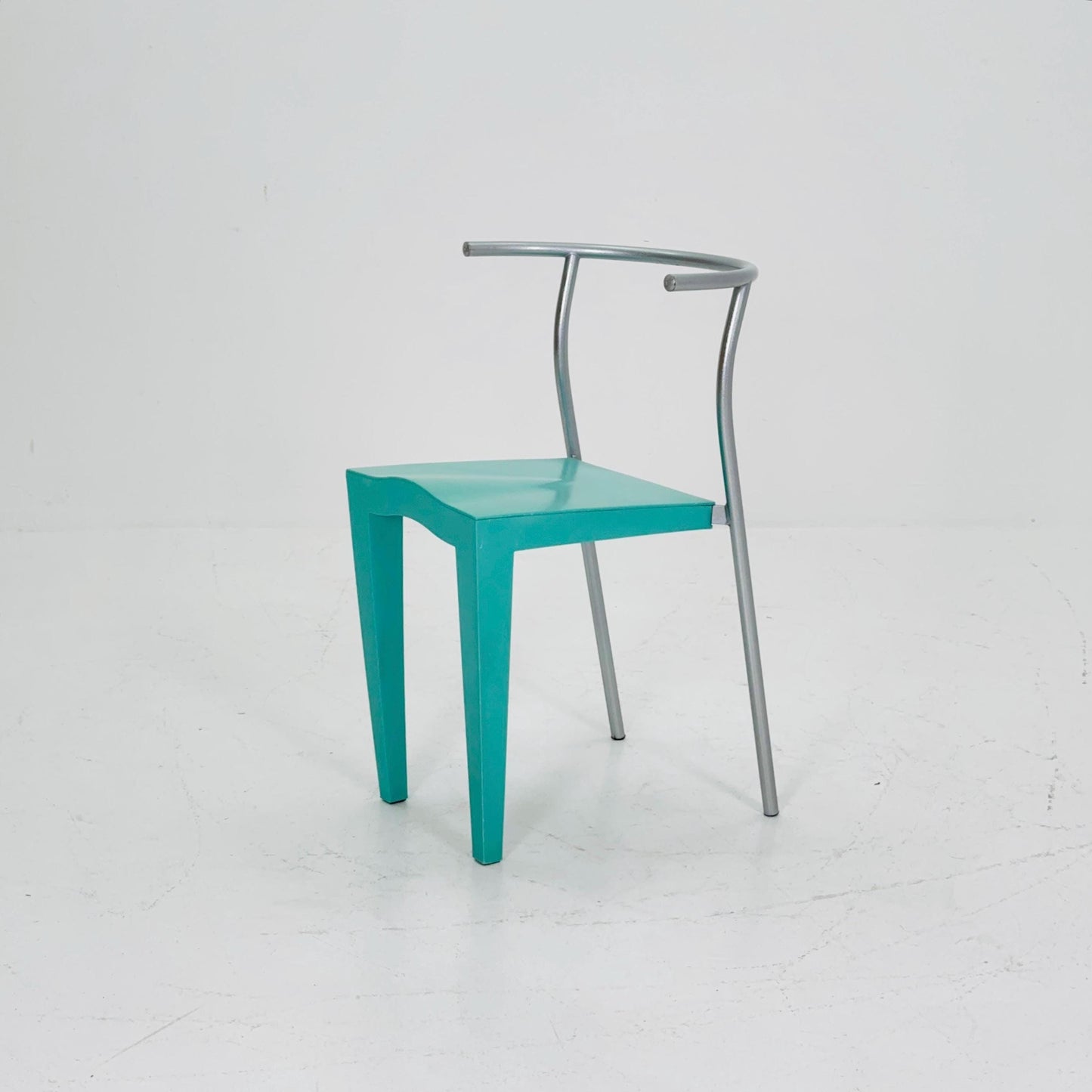 Mid century Dr. Globe Chair by Philippe Starck for Kartell Italy, 1990s – Turquoise
