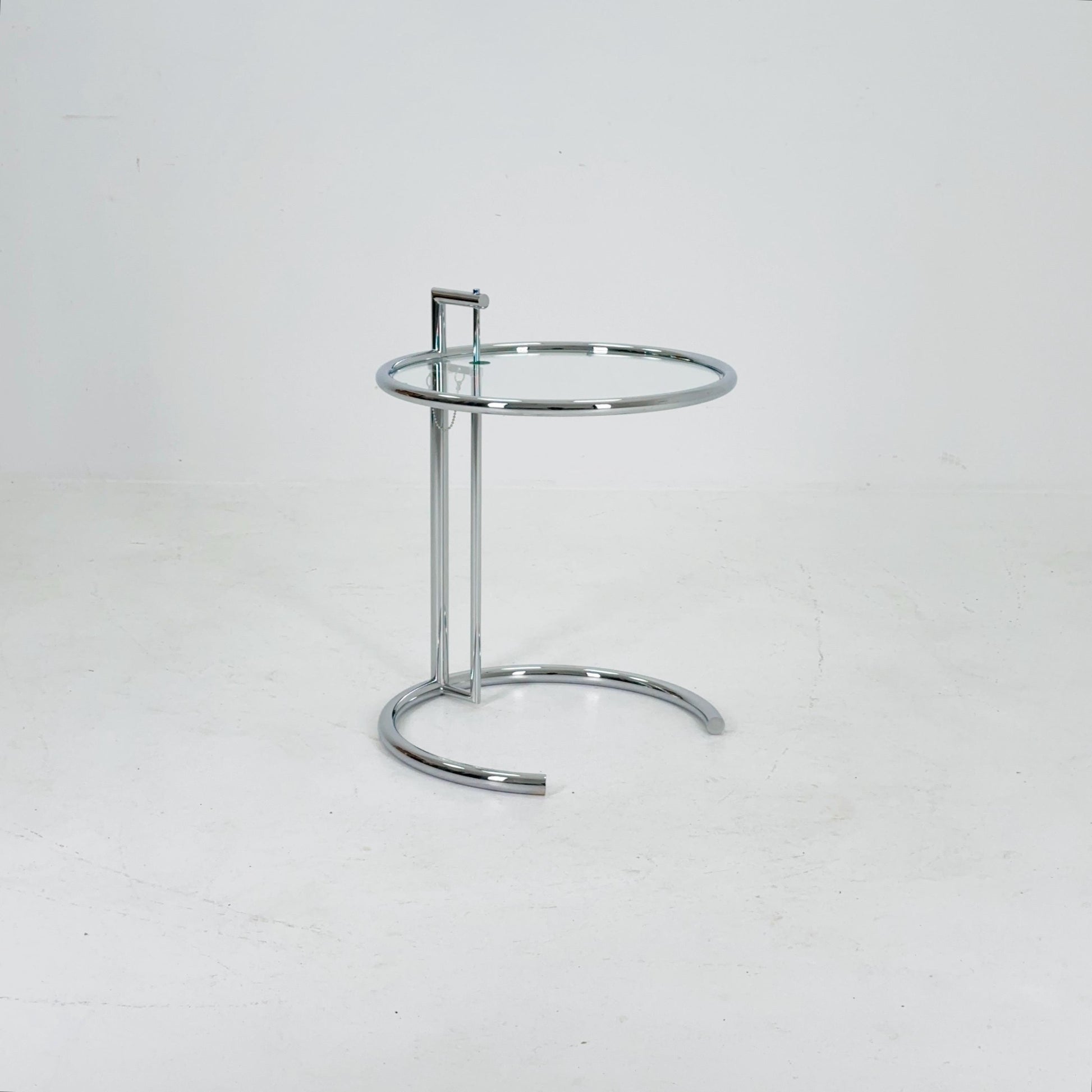 Mid century Vintage style of the Adjustable Table E 1027 by Eileen Gray Italy 1990s