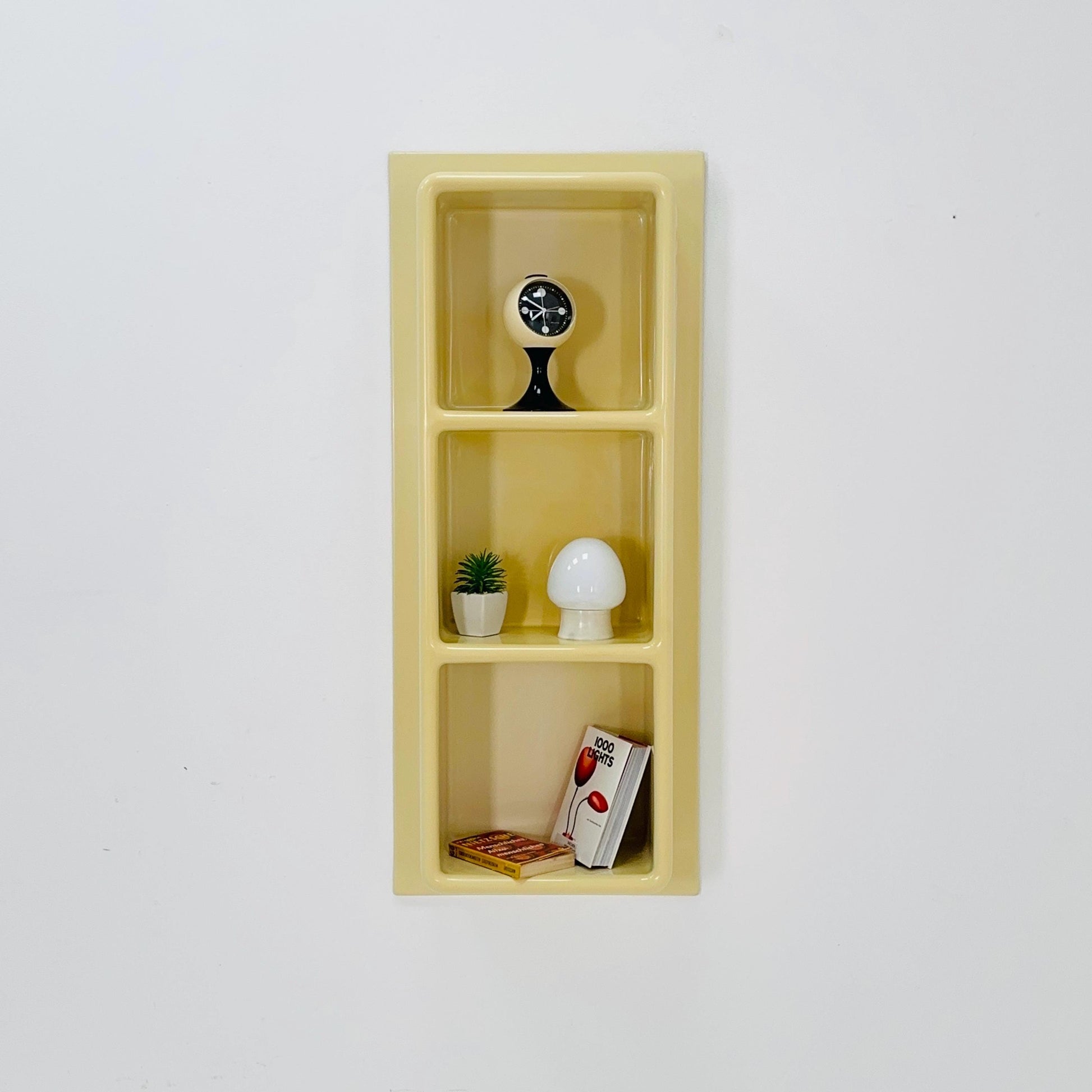 Mid century wall shelf by Giorgio De Ferrari style Elco, 1970s Italy
