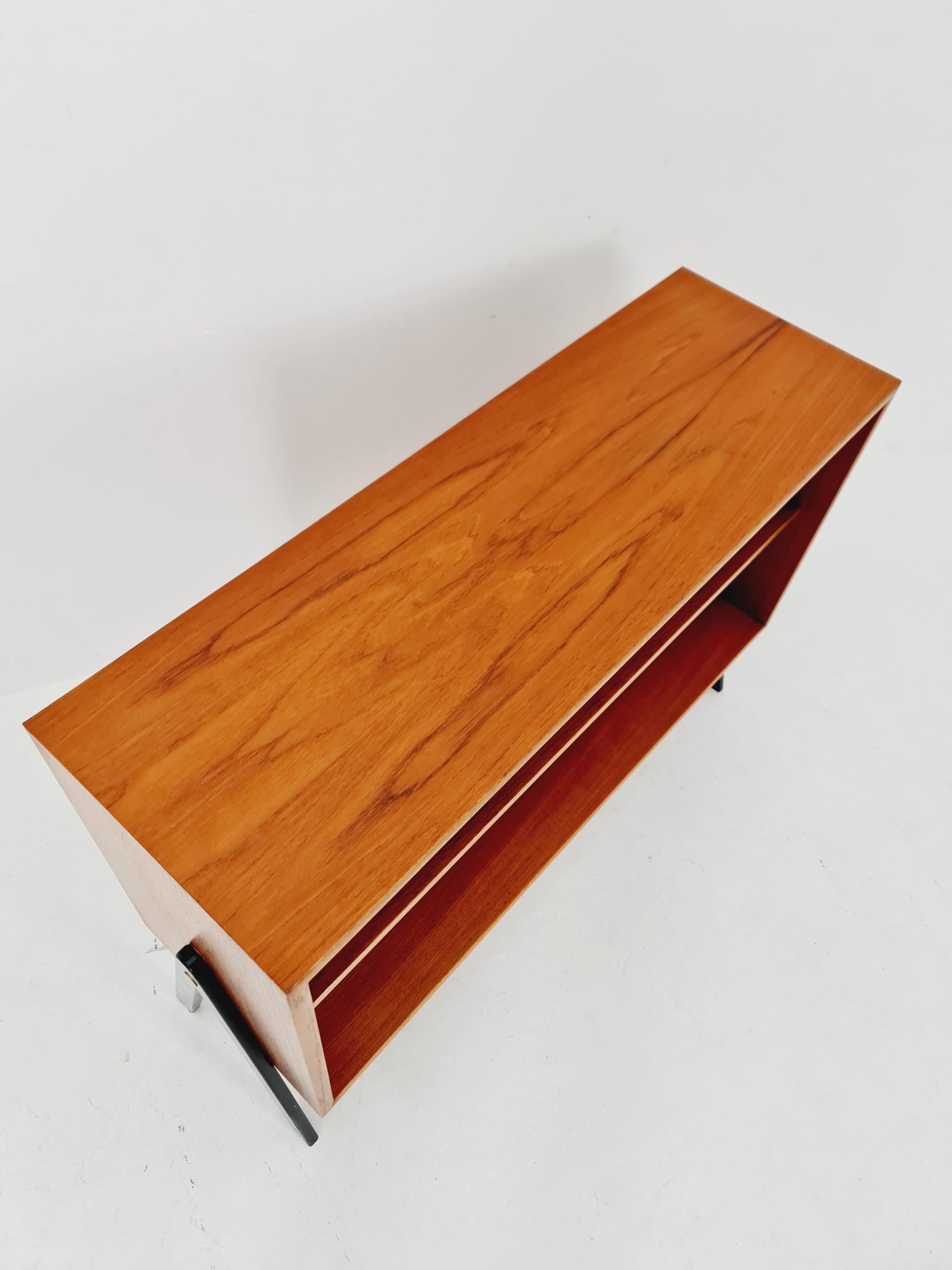 Vintage teak danish book case, 1960s