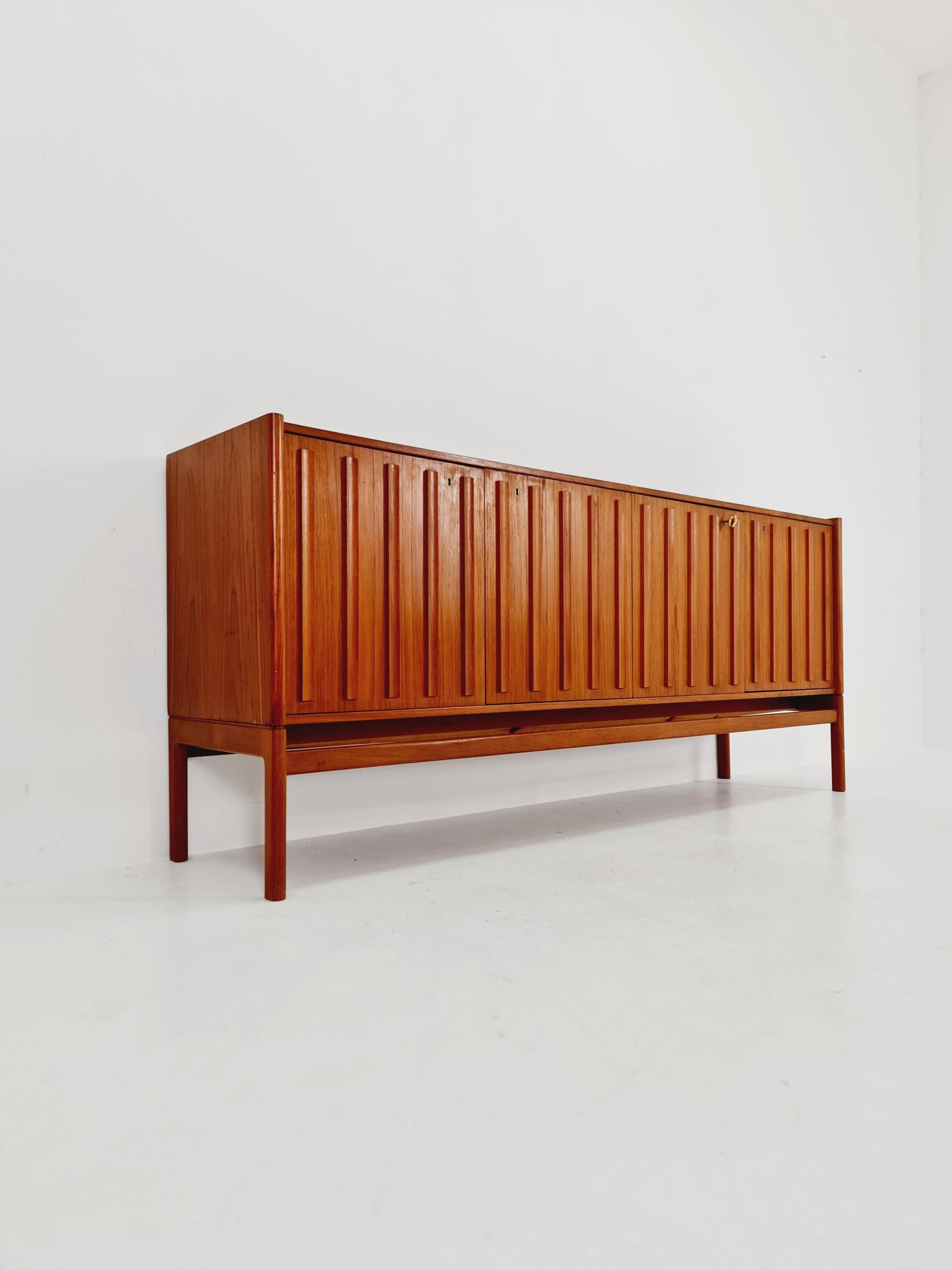 Rare Vintage Mid century Danish Sideboard by Arne Halvorsen for L.jacobsen Norawy , 1960s