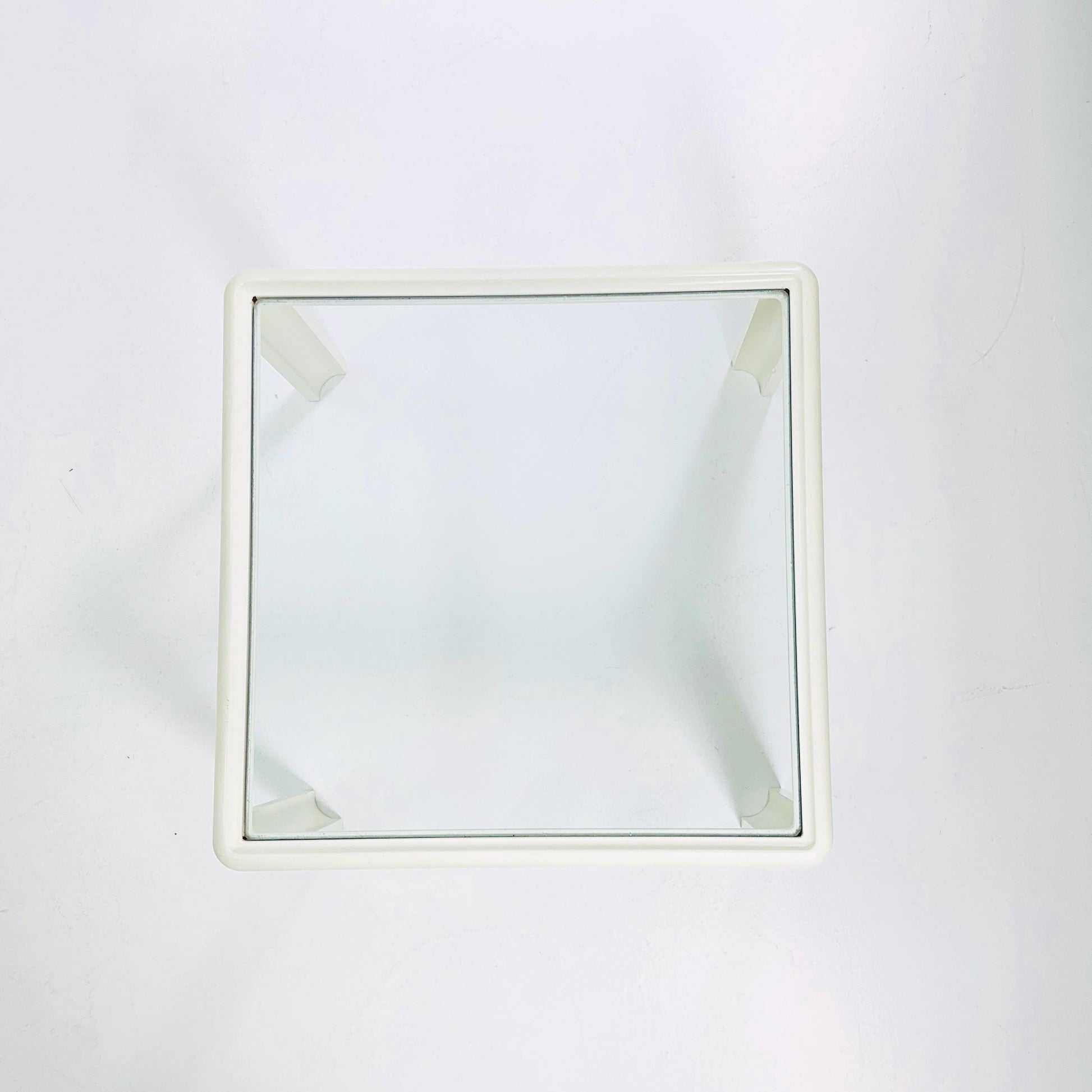 Mid century Coffee Table with Glass Top by Peter Ghyczy for Horn Collection, 1960s