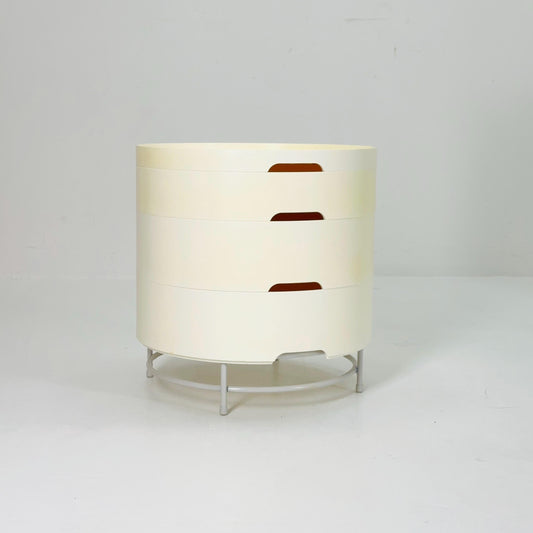 IKEA Modern storage white side tables PS modell by T. Richards, C. Brill en A. Williams Ikea Sweden