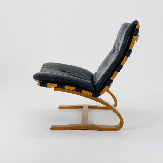 Mid century Kangu Lounge Chair by Elsa Solheim and Nordahl Solheim for Rybo 1970s